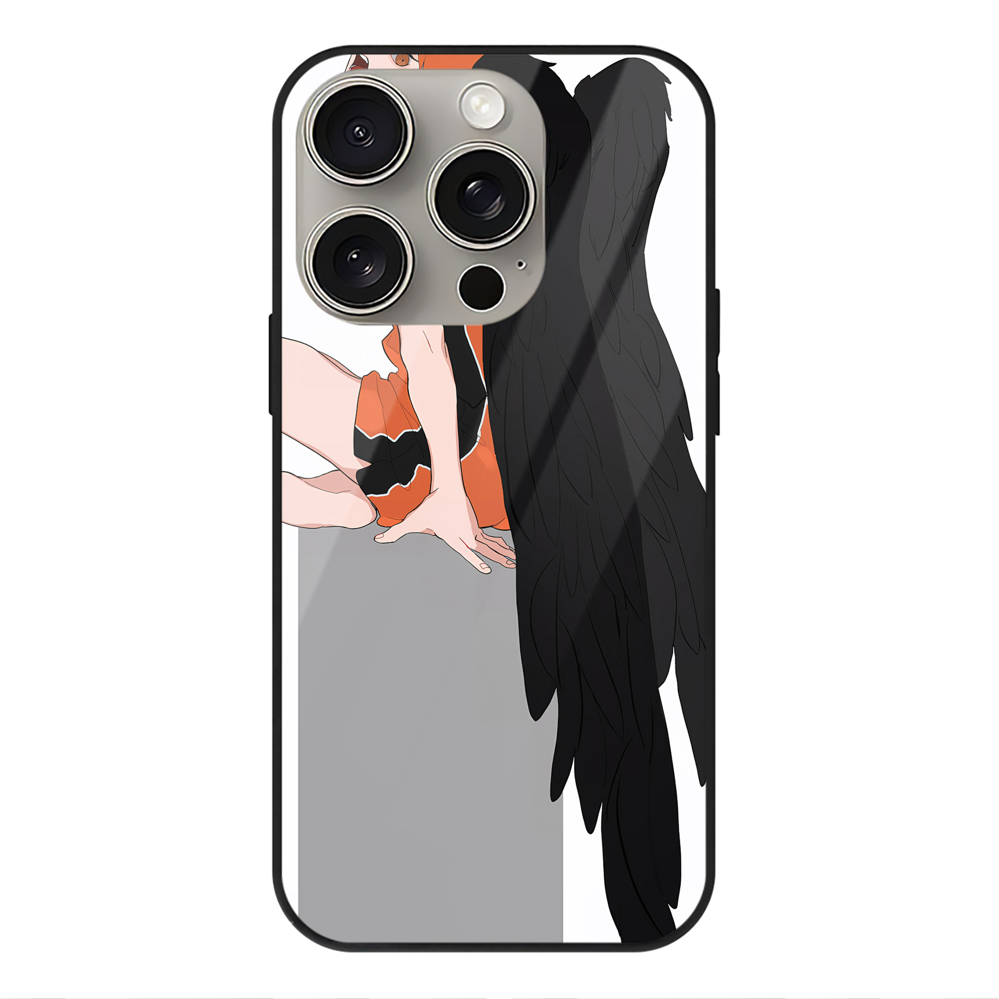 （画像用） ハイキュー!! Haikyu!! 【iPhone15Pro対応】スマホケース 耐衝撃＆黄変防止 背面ガラス