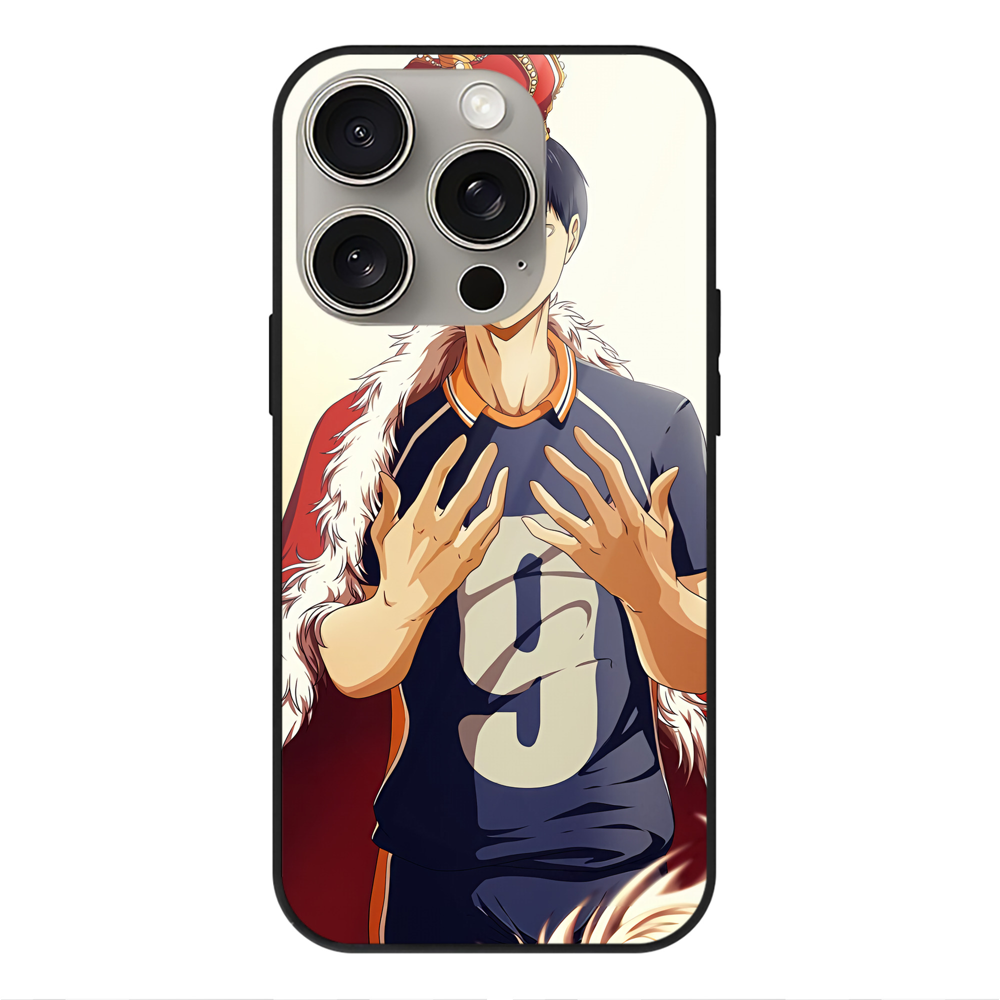（画像用） ハイキュー!! Haikyu!! 【iPhone15Pro対応】スマホケース 耐衝撃＆黄変防止 背面ガラス