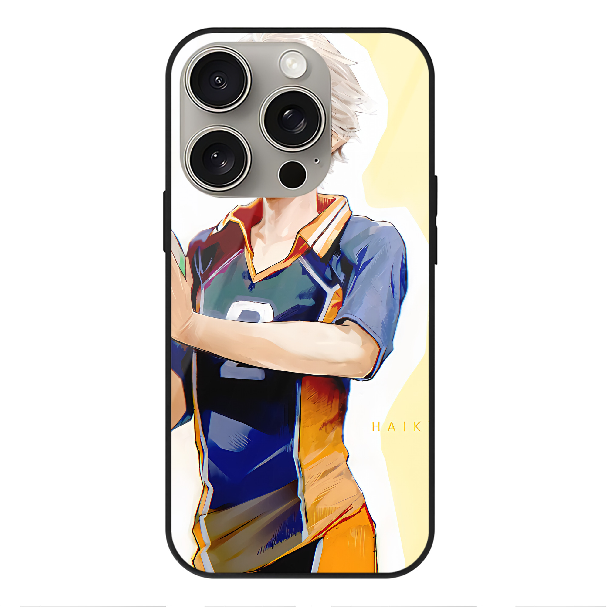 （画像用） ハイキュー!! Haikyu!! 【iPhone15Pro対応】スマホケース 耐衝撃＆黄変防止 背面ガラス