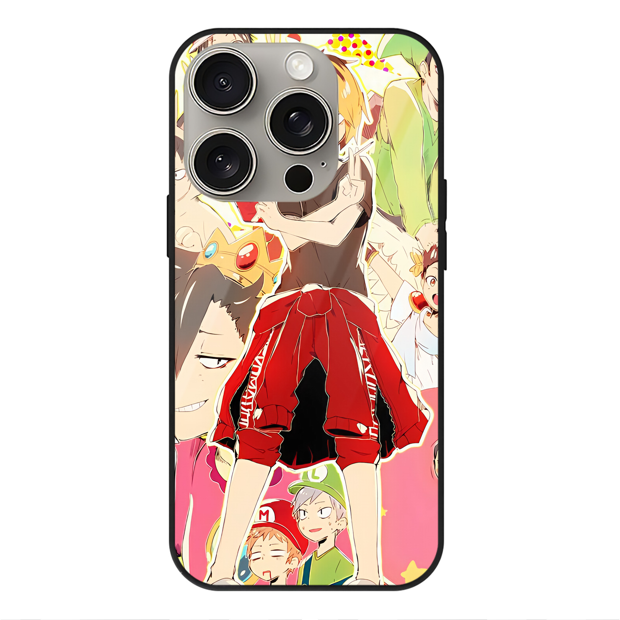 （画像用） ハイキュー!! Haikyu!! 【iPhone15Pro対応】スマホケース 耐衝撃＆黄変防止 背面ガラス