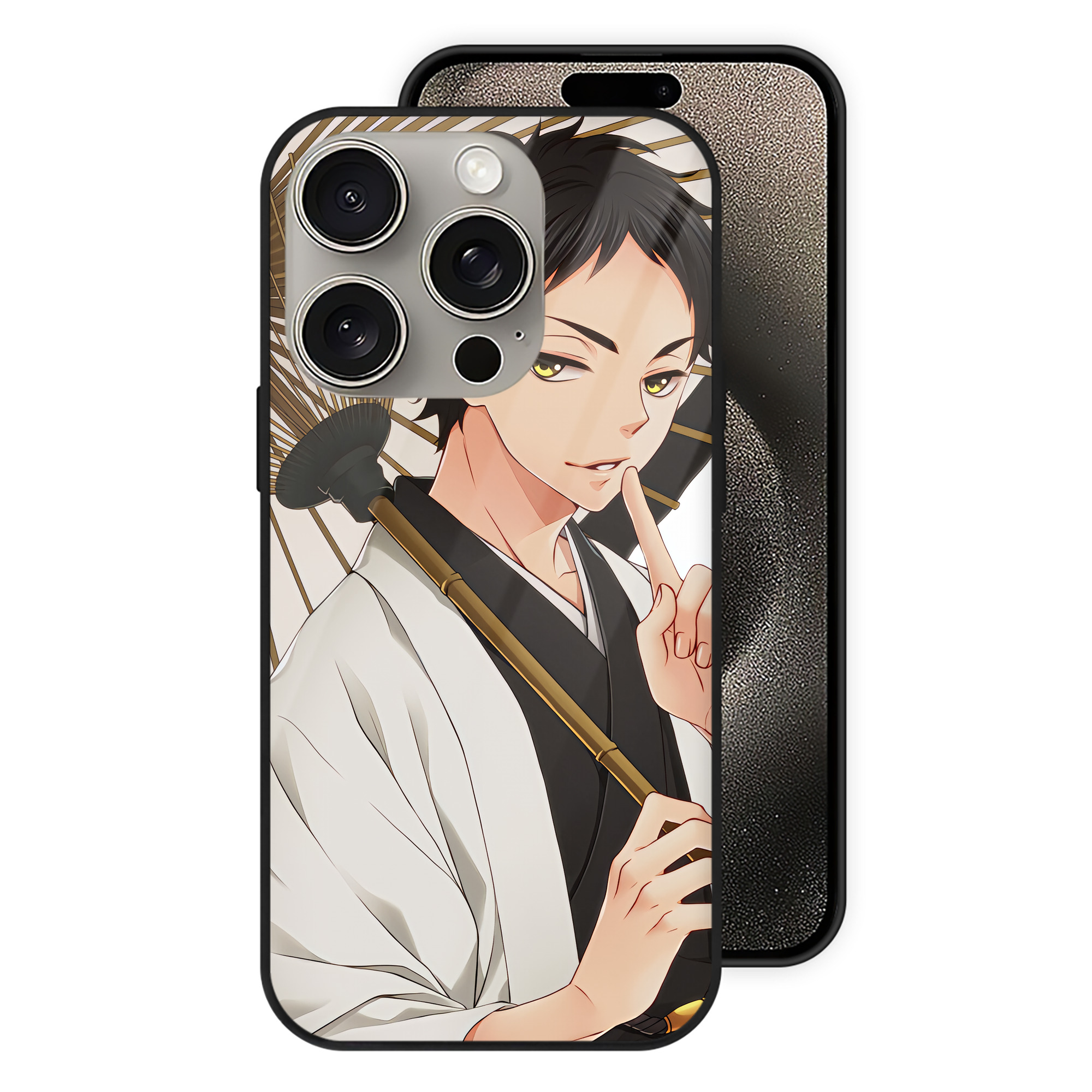 （画像用） ハイキュー!! Haikyu!! 【iPhone15Pro対応】スマホケース 耐衝撃＆黄変防止 背面ガラス
