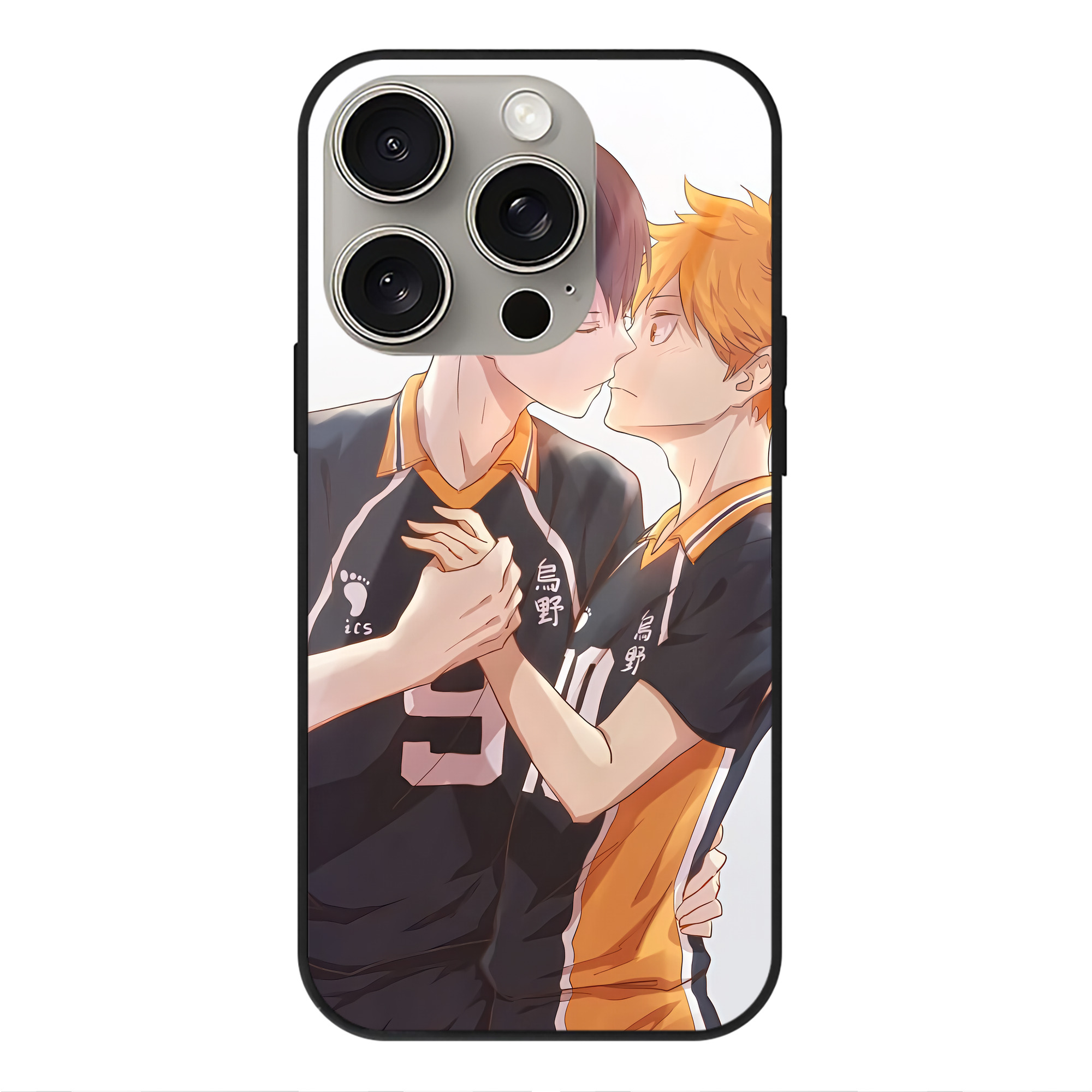 （画像用） ハイキュー!! Haikyu!! 【iPhone15Pro対応】スマホケース 耐衝撃＆黄変防止 背面ガラス