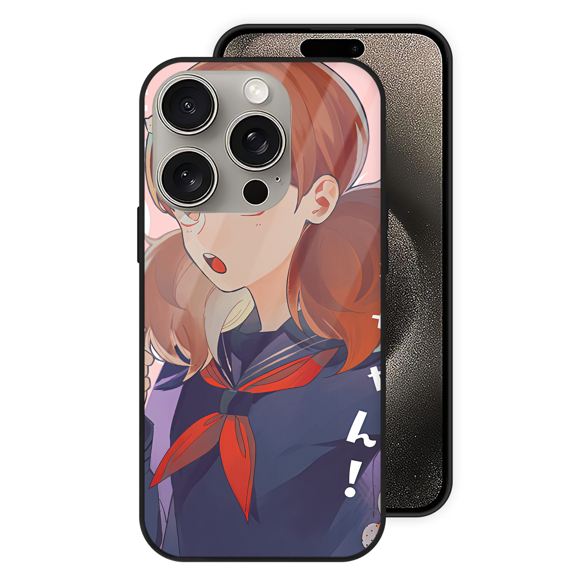 （画像用） ハイキュー!! Haikyu!! 【iPhone15Pro対応】スマホケース 耐衝撃＆黄変防止 背面ガラス