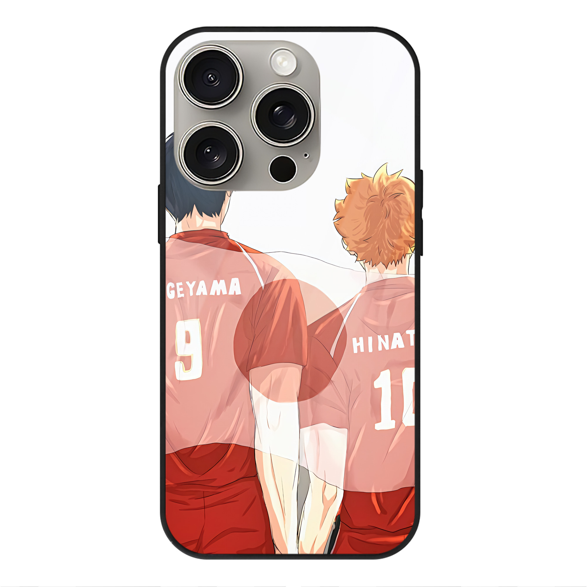 （画像用） ハイキュー!! Haikyu!! 【iPhone15Pro対応】スマホケース 耐衝撃＆黄変防止 背面ガラス