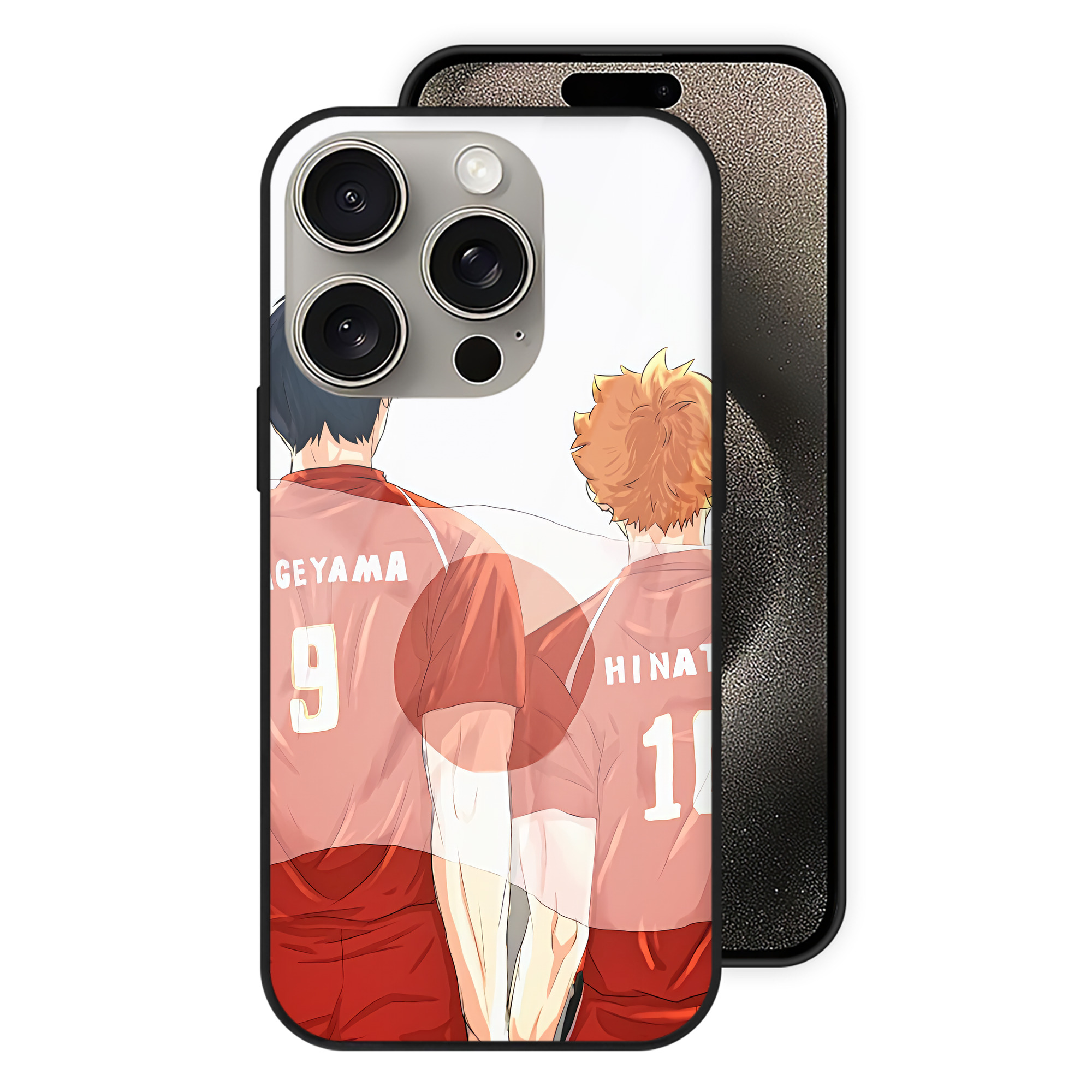 （画像用） ハイキュー!! Haikyu!! 【iPhone15Pro対応】スマホケース 耐衝撃＆黄変防止 背面ガラス