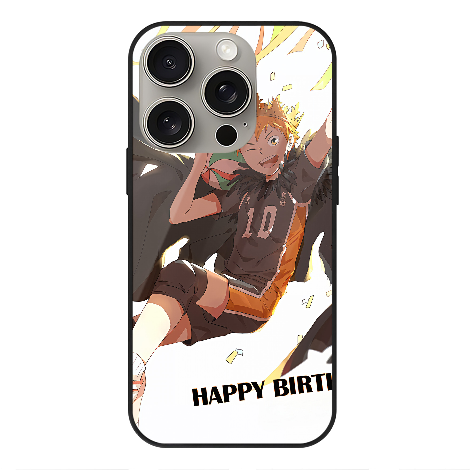 （画像用） ハイキュー!! Haikyu!! 【iPhone15Pro対応】スマホケース 耐衝撃＆黄変防止 背面ガラス