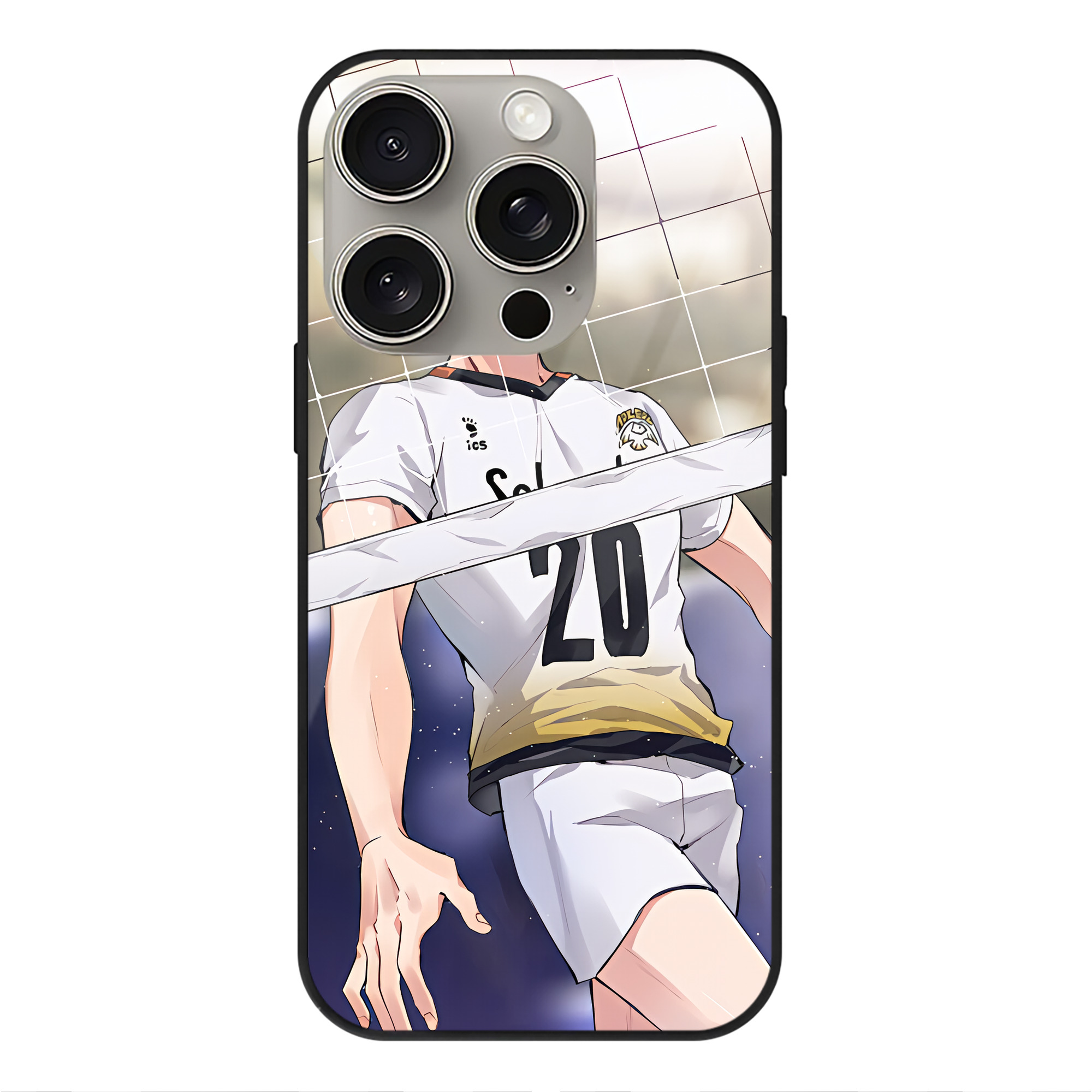 （画像用） ハイキュー!! Haikyu!! 【iPhone15Pro対応】スマホケース 耐衝撃＆黄変防止 背面ガラス