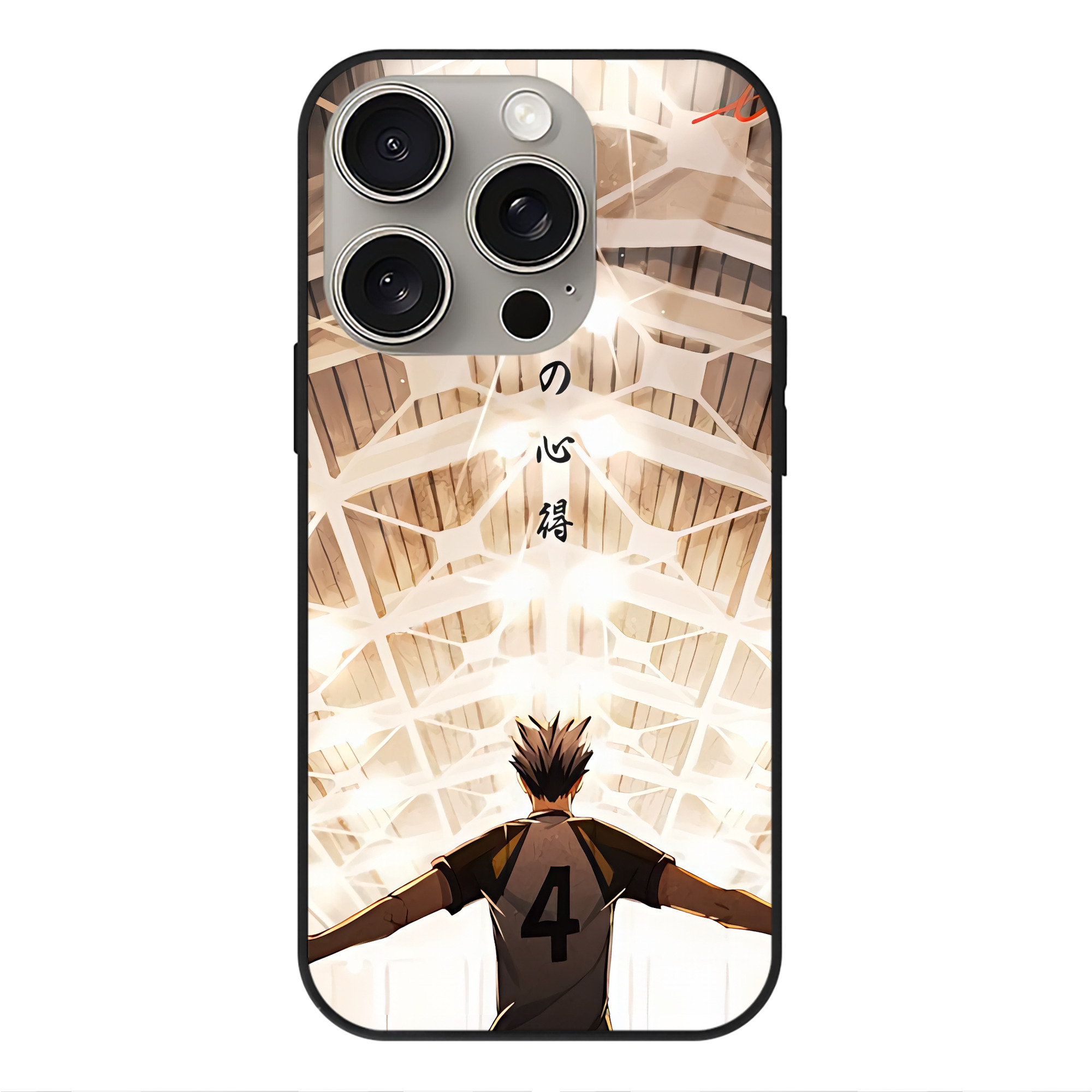 （画像用） ハイキュー!! Haikyu!! 【iPhone15Pro対応】スマホケース 耐衝撃＆黄変防止 背面ガラス