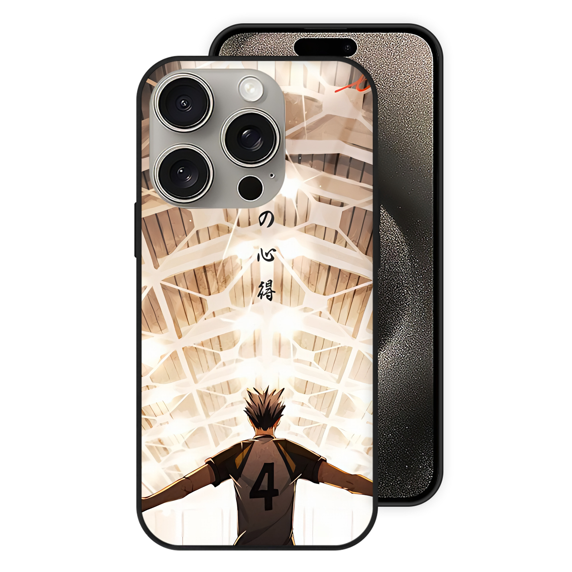 （画像用） ハイキュー!! Haikyu!! 【iPhone15Pro対応】スマホケース 耐衝撃＆黄変防止 背面ガラス
