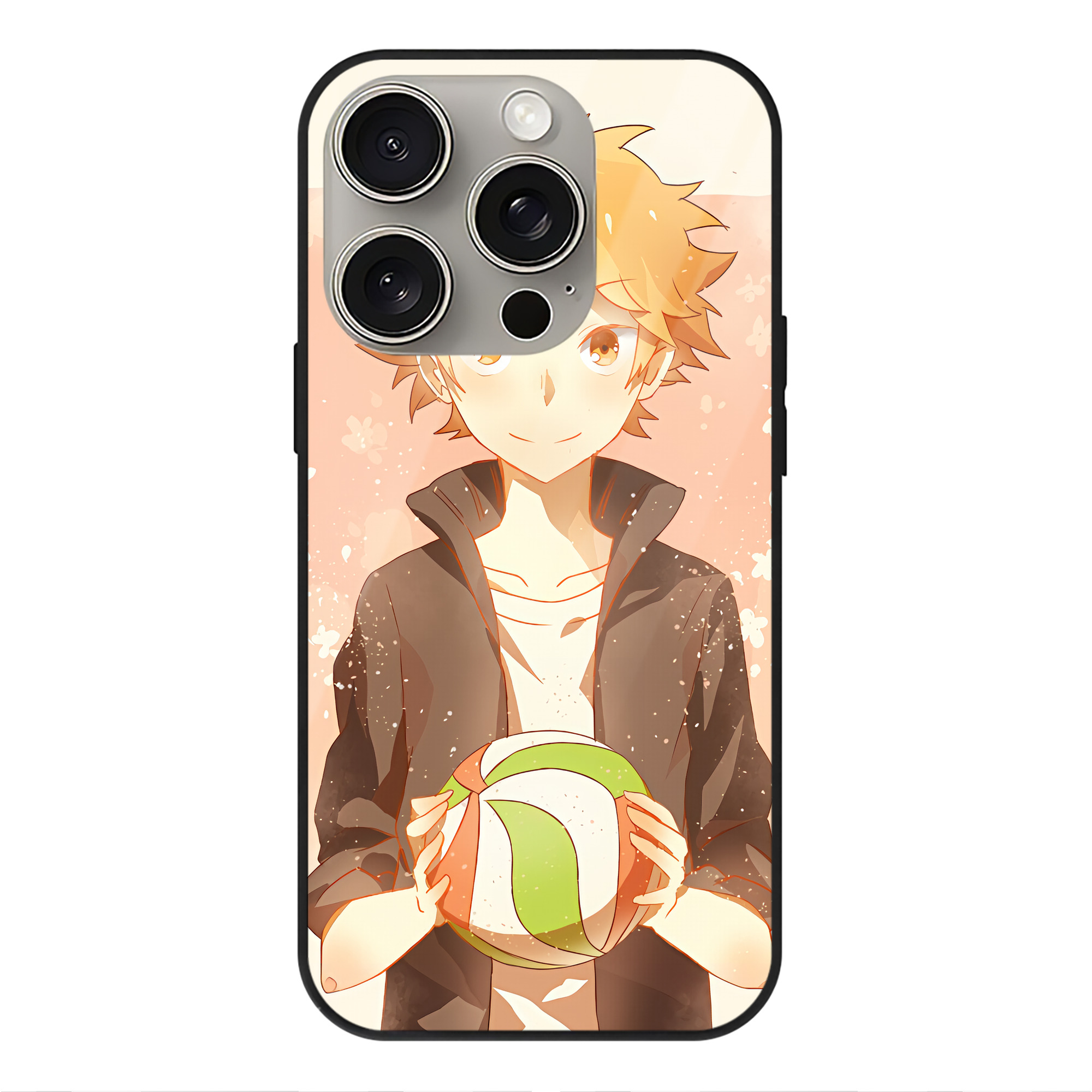 （画像用） ハイキュー!! Haikyu!! 【iPhone15Pro対応】スマホケース 耐衝撃＆黄変防止 背面ガラス