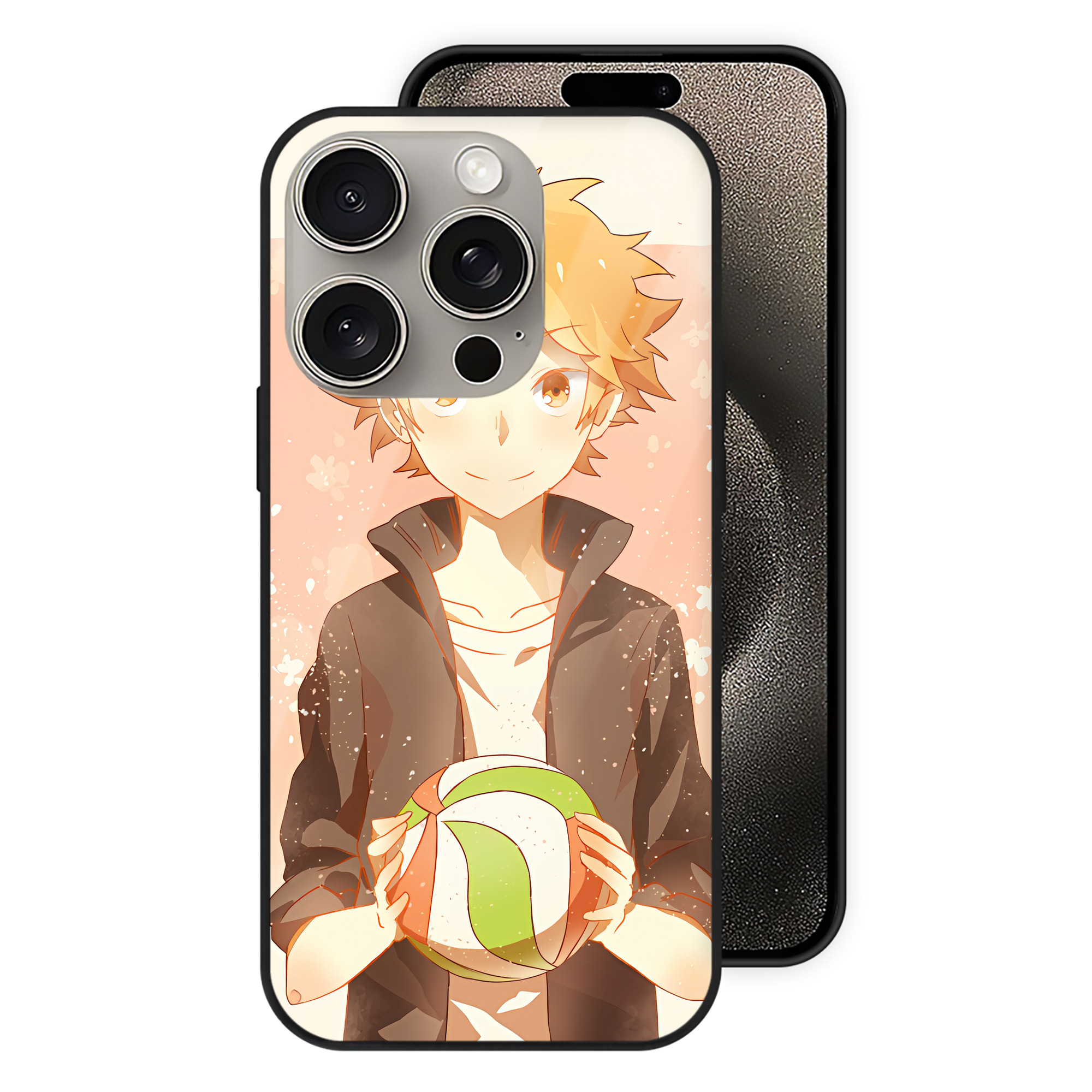（画像用） ハイキュー!! Haikyu!! 【iPhone15Pro対応】スマホケース 耐衝撃＆黄変防止 背面ガラス