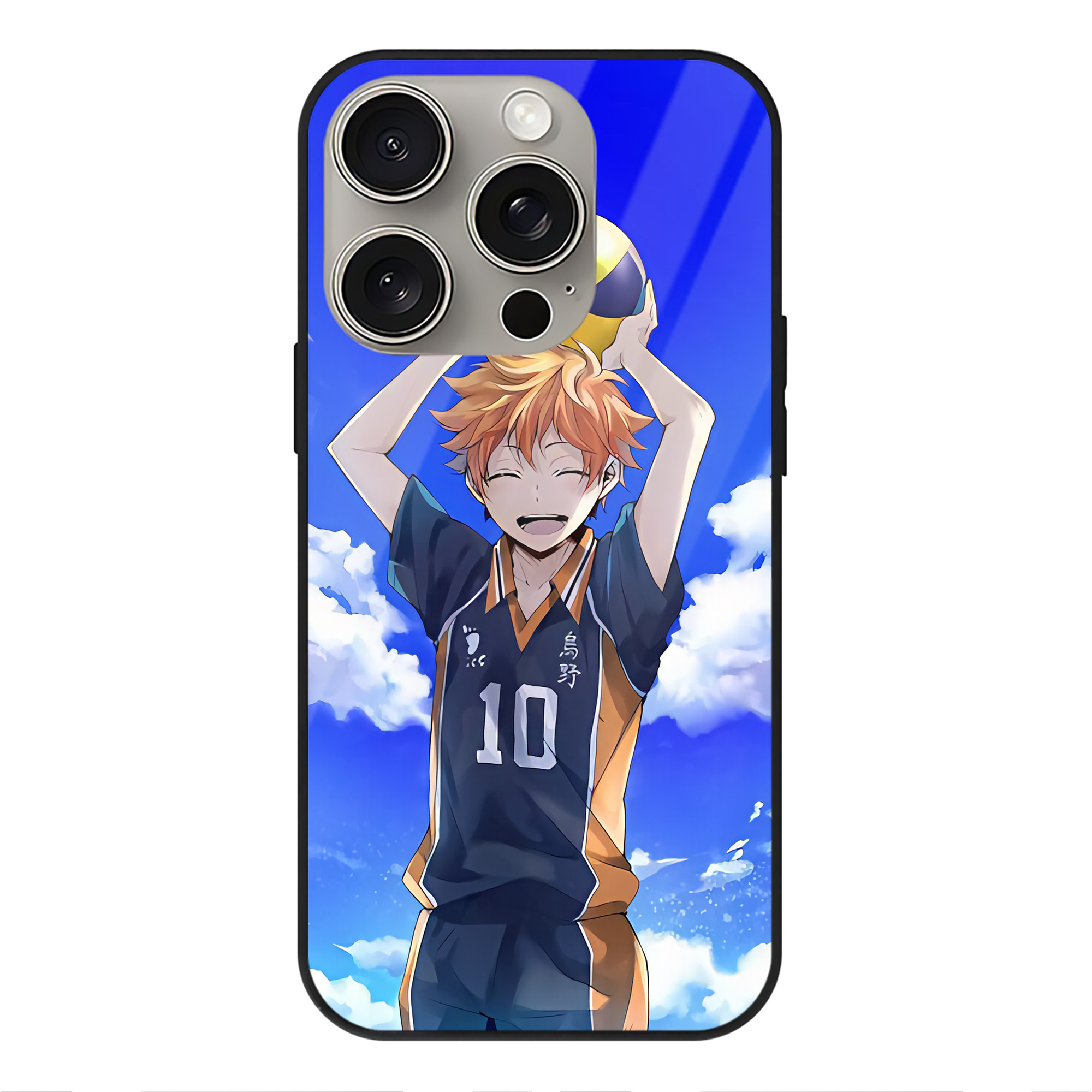 （画像用） ハイキュー!! Haikyu!! 【iPhone15Pro対応】スマホケース 耐衝撃＆黄変防止 背面ガラス