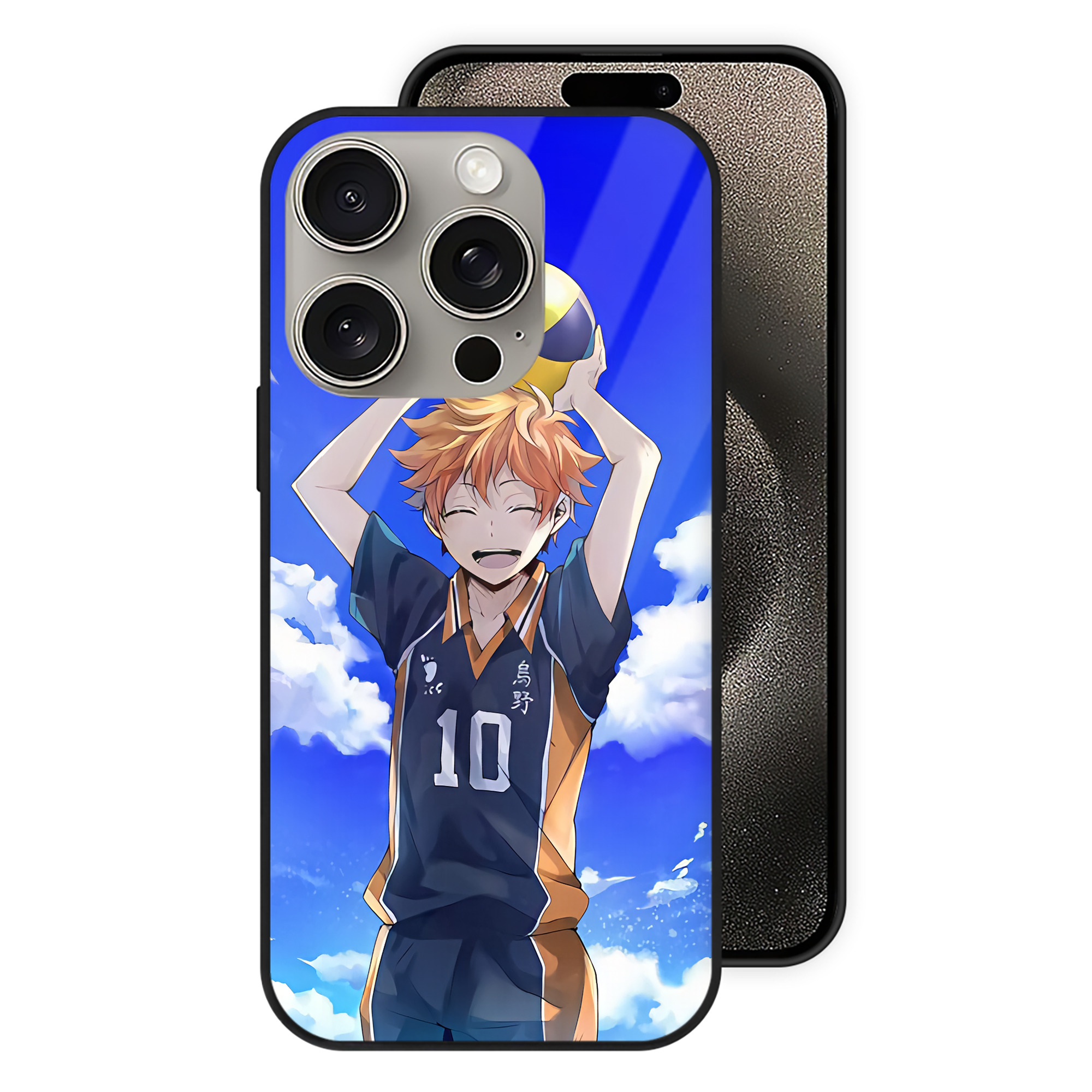（画像用） ハイキュー!! Haikyu!! 【iPhone15Pro対応】スマホケース 耐衝撃＆黄変防止 背面ガラス