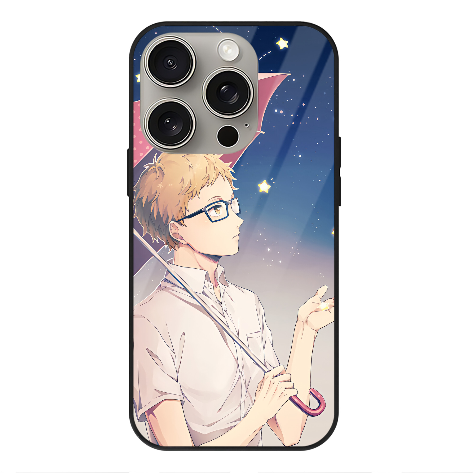 （画像用） ハイキュー!! Haikyu!! 【iPhone15Pro対応】スマホケース 耐衝撃＆黄変防止 背面ガラス
