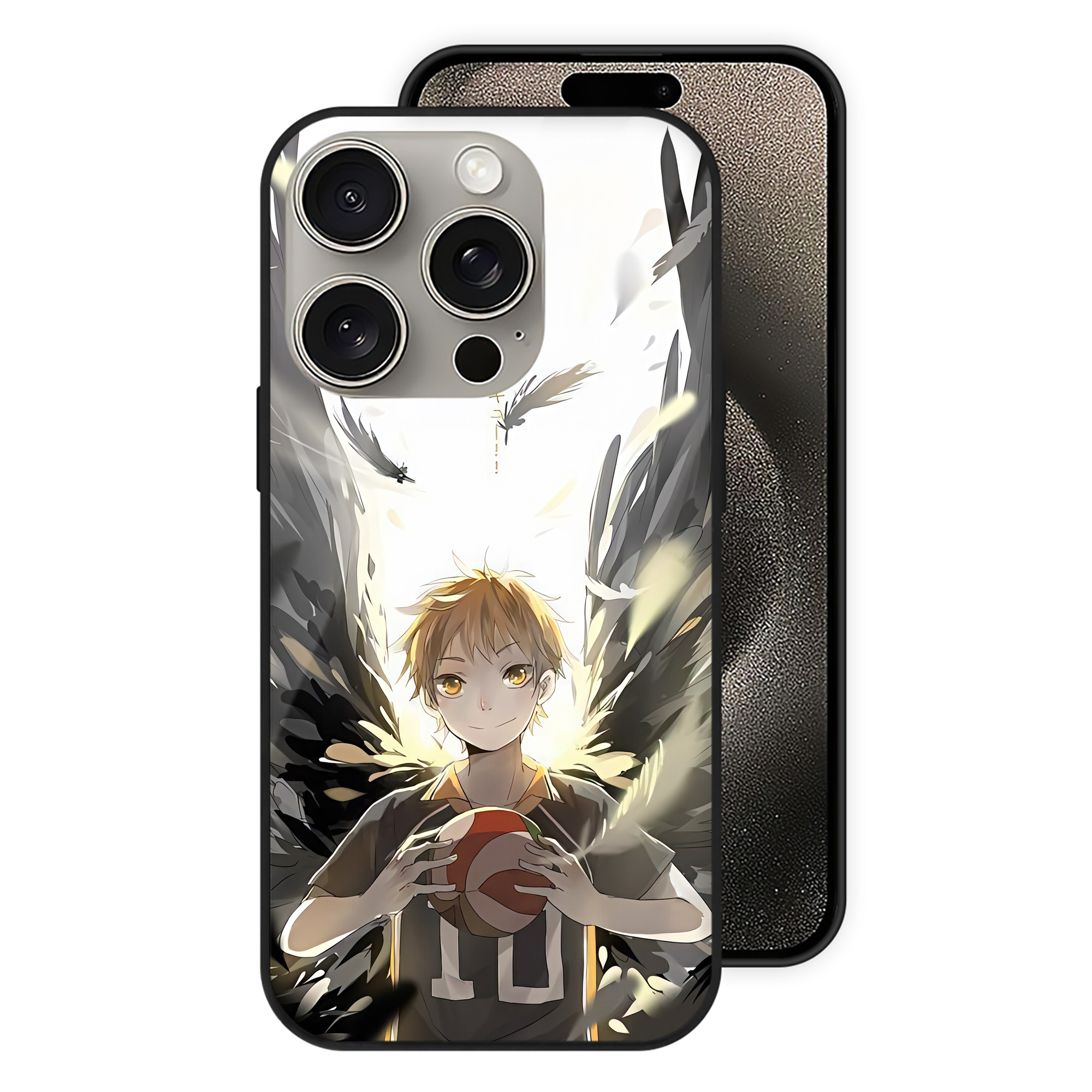 （画像用） ハイキュー!! Haikyu!! 【iPhone15Pro対応】スマホケース 耐衝撃＆黄変防止 背面ガラス