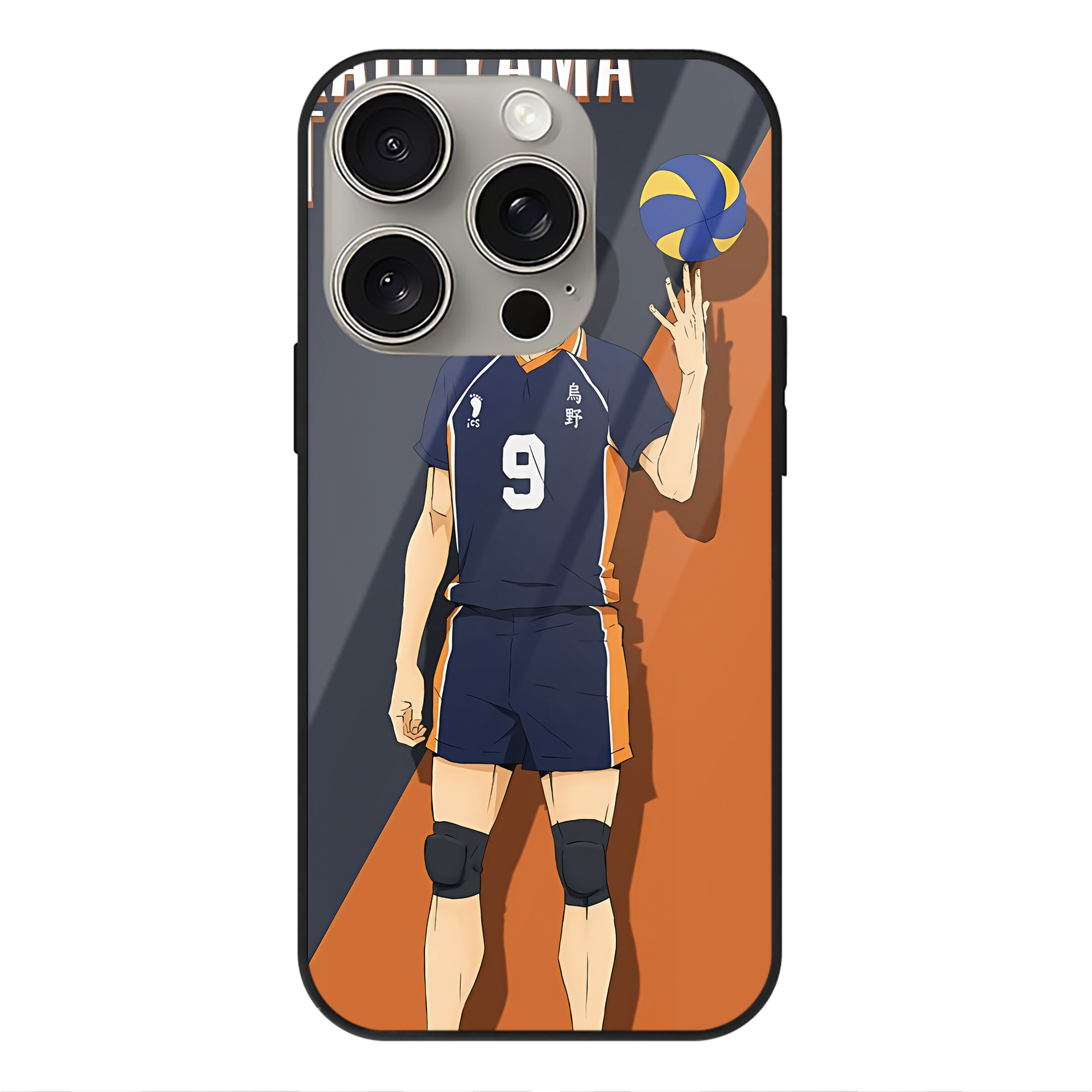 （画像用） ハイキュー!! Haikyu!! 【iPhone15Pro対応】スマホケース 耐衝撃＆黄変防止 背面ガラス