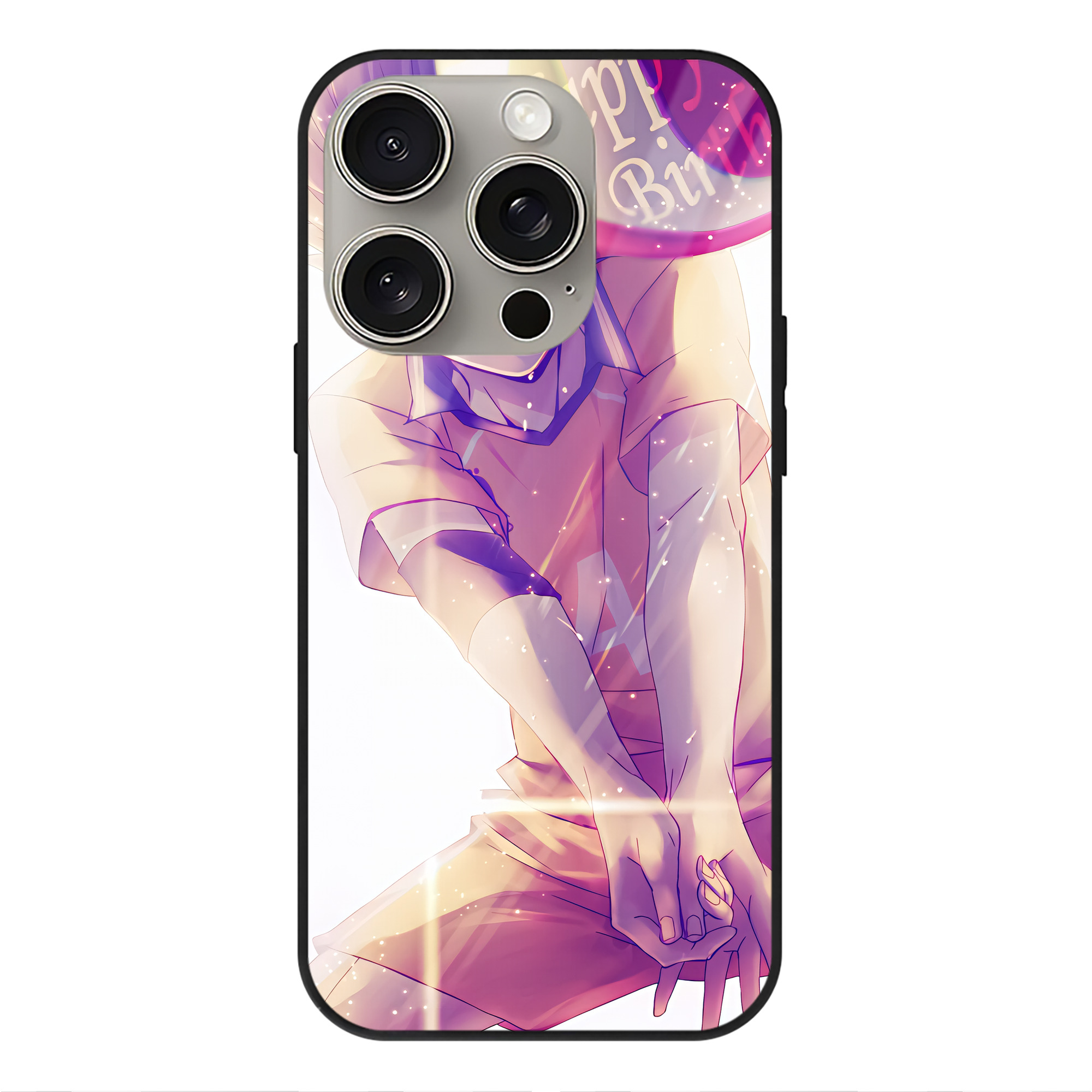（画像用） ハイキュー!! Haikyu!! 【iPhone15Pro対応】スマホケース 耐衝撃＆黄変防止 背面ガラス
