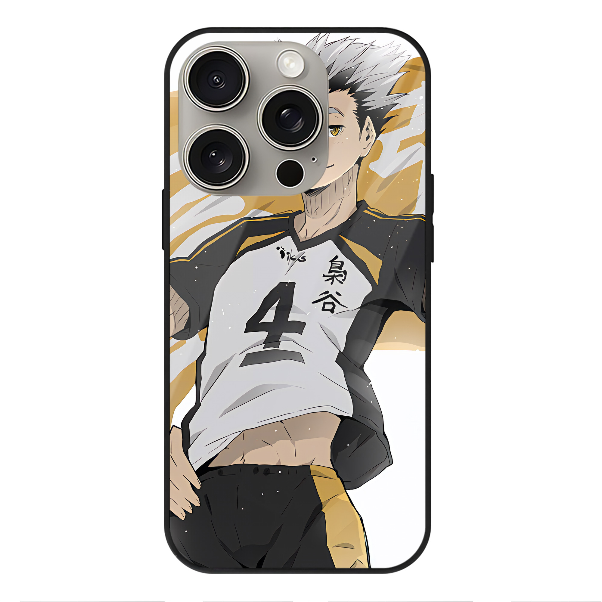 （画像用） ハイキュー!! Haikyu!! 【iPhone15Pro対応】スマホケース 耐衝撃＆黄変防止 背面ガラス