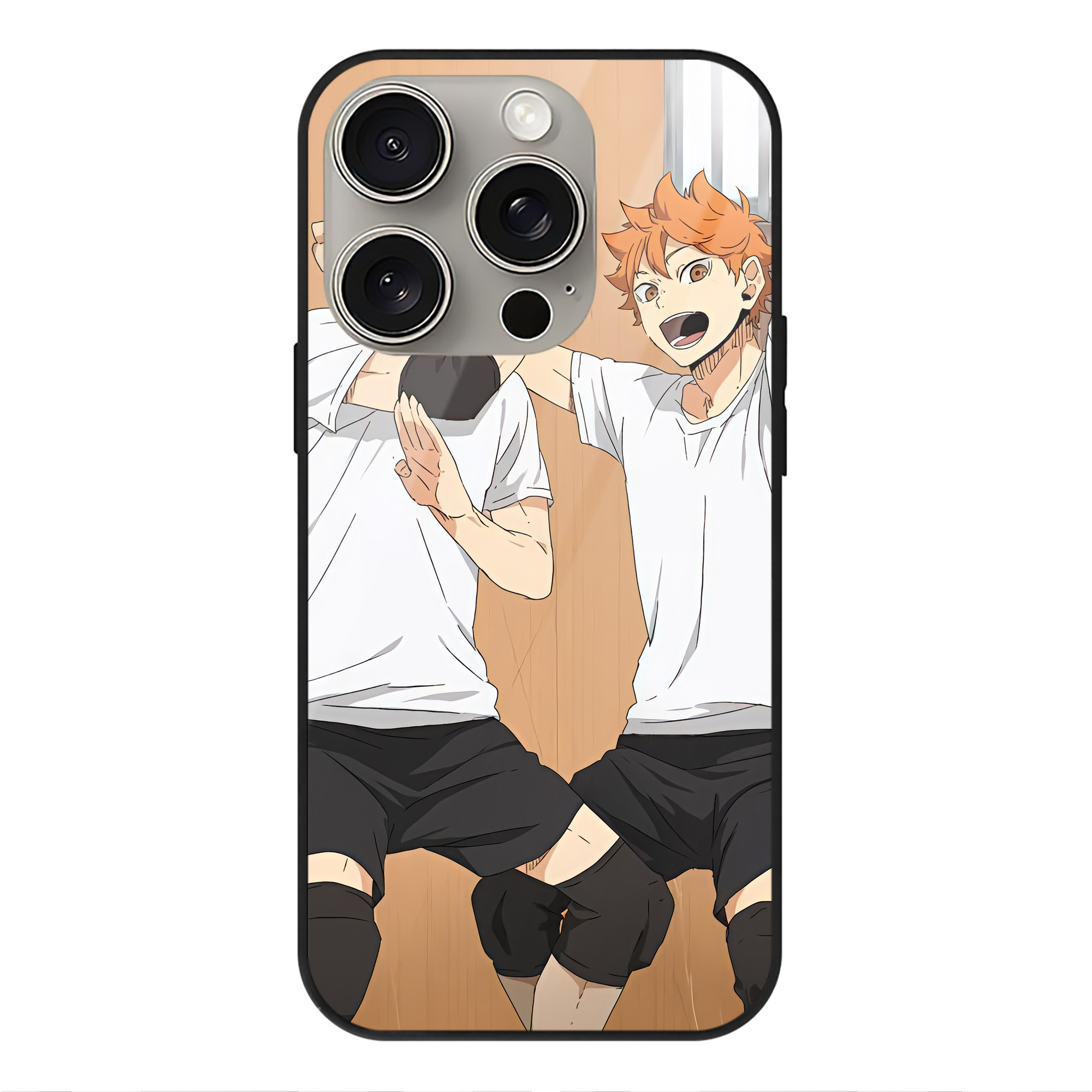 （画像用） ハイキュー!! Haikyu!! 【iPhone15Pro対応】スマホケース 耐衝撃＆黄変防止 背面ガラス