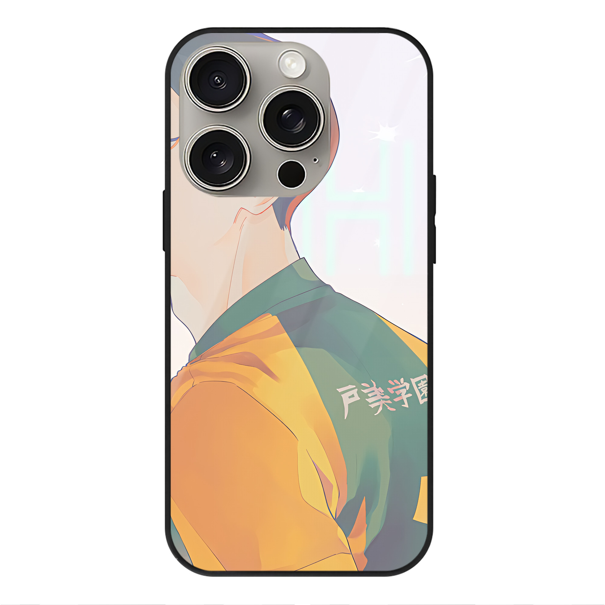 （画像用） ハイキュー!! Haikyu!! 【iPhone15Pro対応】スマホケース 耐衝撃＆黄変防止 背面ガラス