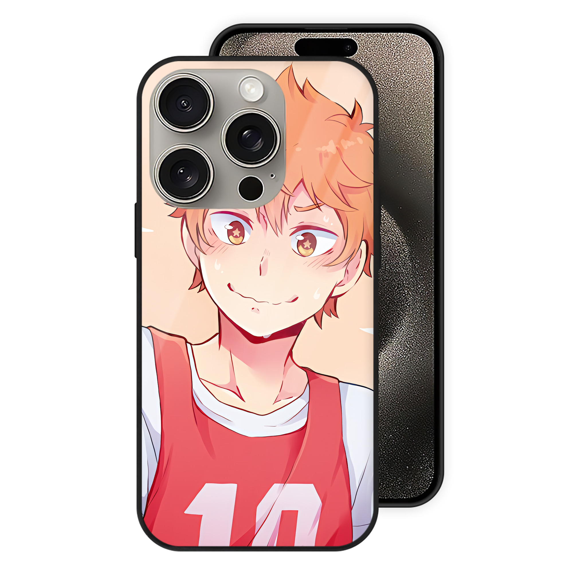 （画像用） ハイキュー!! Haikyu!! 【iPhone15Pro対応】スマホケース 耐衝撃＆黄変防止 背面ガラス