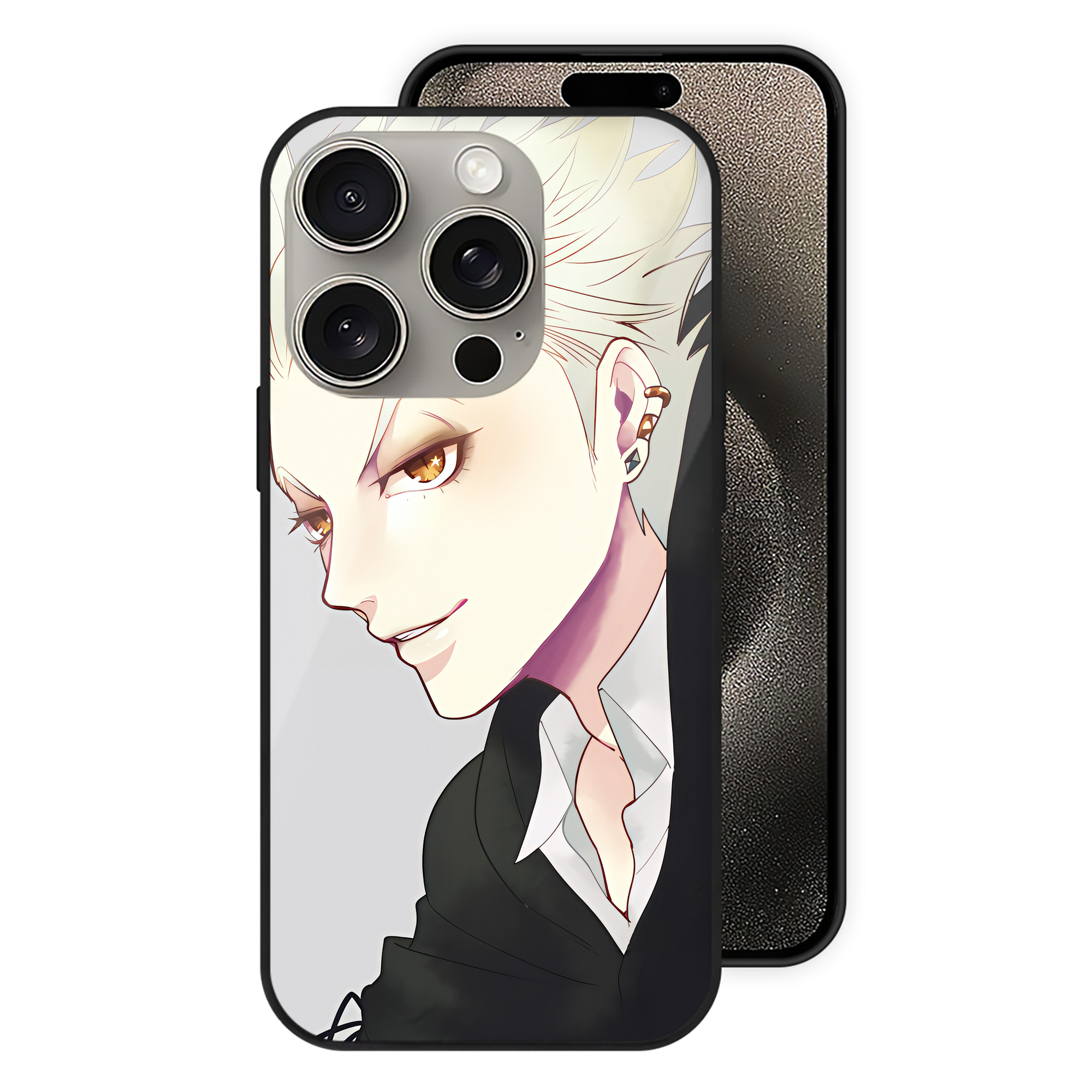 （画像用） ハイキュー!! Haikyu!! 【iPhone15Pro対応】スマホケース 耐衝撃＆黄変防止 背面ガラス