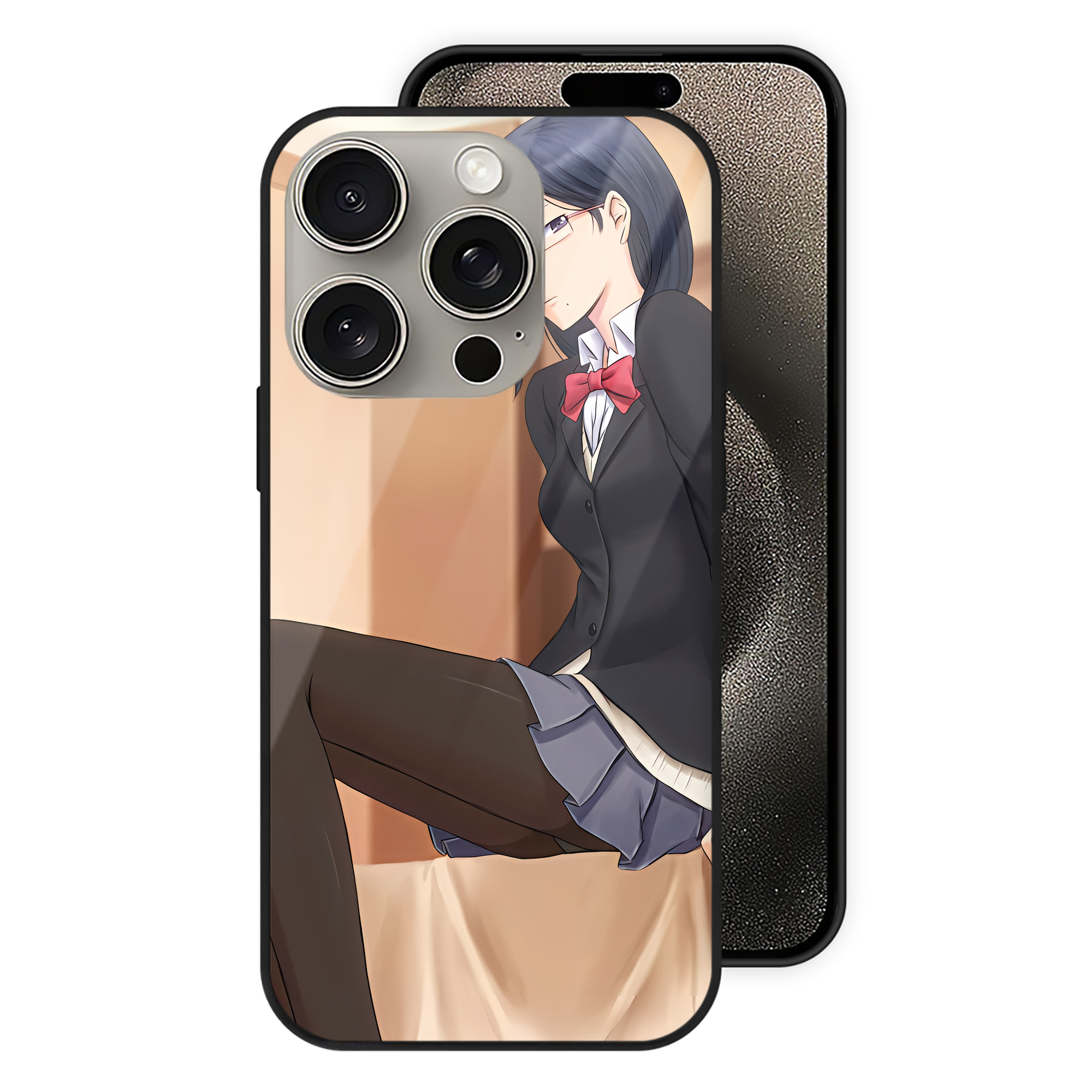 （画像用） ハイキュー!! Haikyu!! 【iPhone15Pro対応】スマホケース 耐衝撃＆黄変防止 背面ガラス