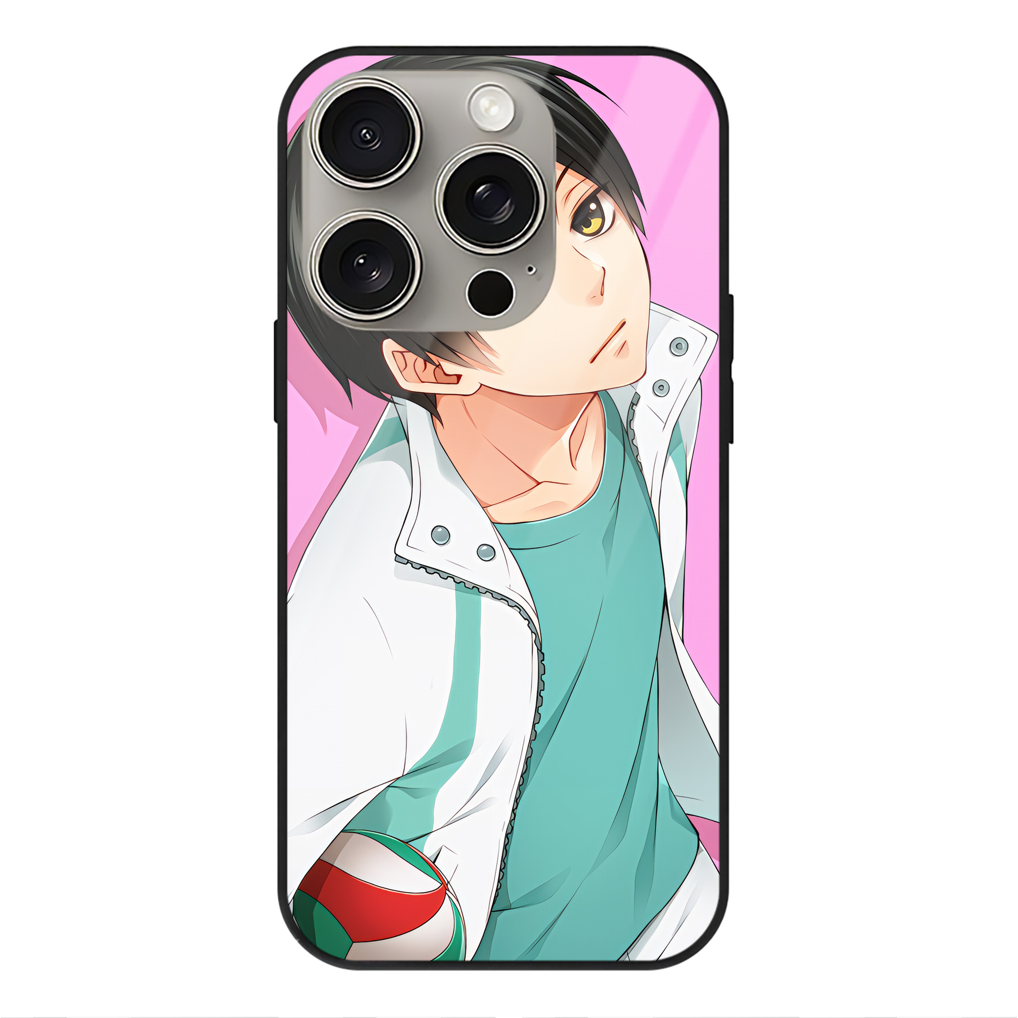 （画像用） ハイキュー!! Haikyu!! 【iPhone15Pro対応】スマホケース 耐衝撃＆黄変防止 背面ガラス