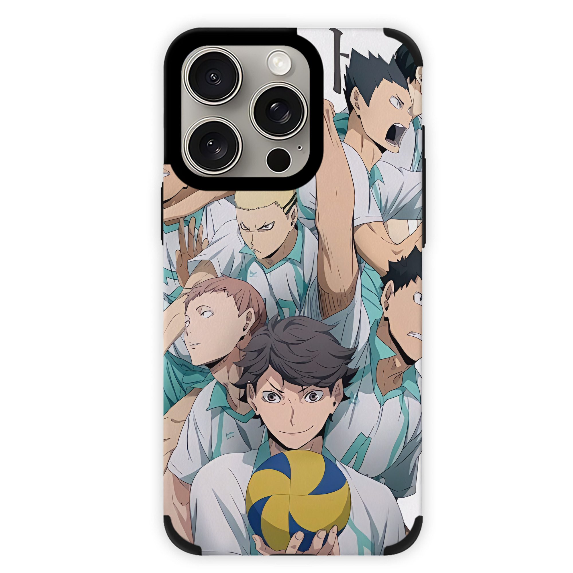 （画像用） ハイキュー!! Haikyu!! 【iPhone15ProMax対応】 PUレザー スマホケース 耐衝撃＆黄変防止