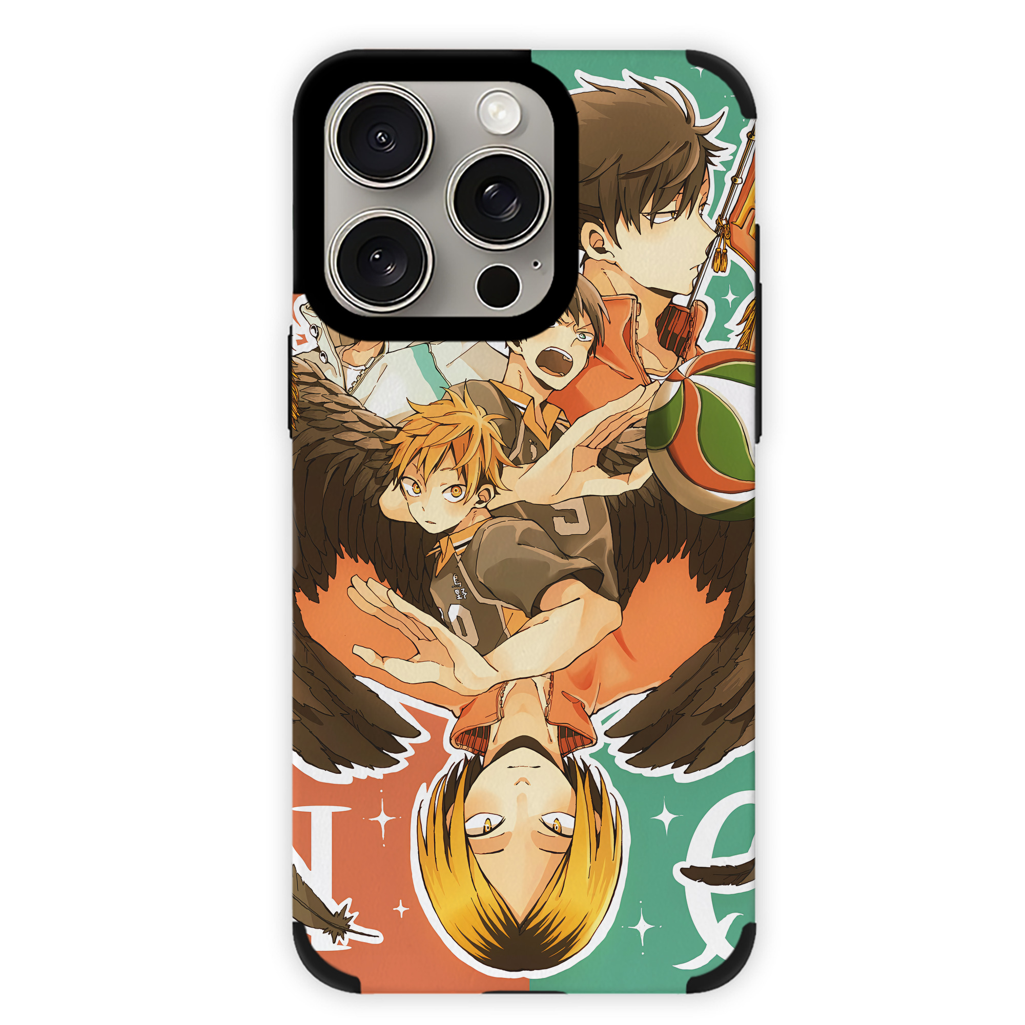（画像用） ハイキュー!! Haikyu!! 【iPhone15ProMax対応】 PUレザー スマホケース 耐衝撃＆黄変防止