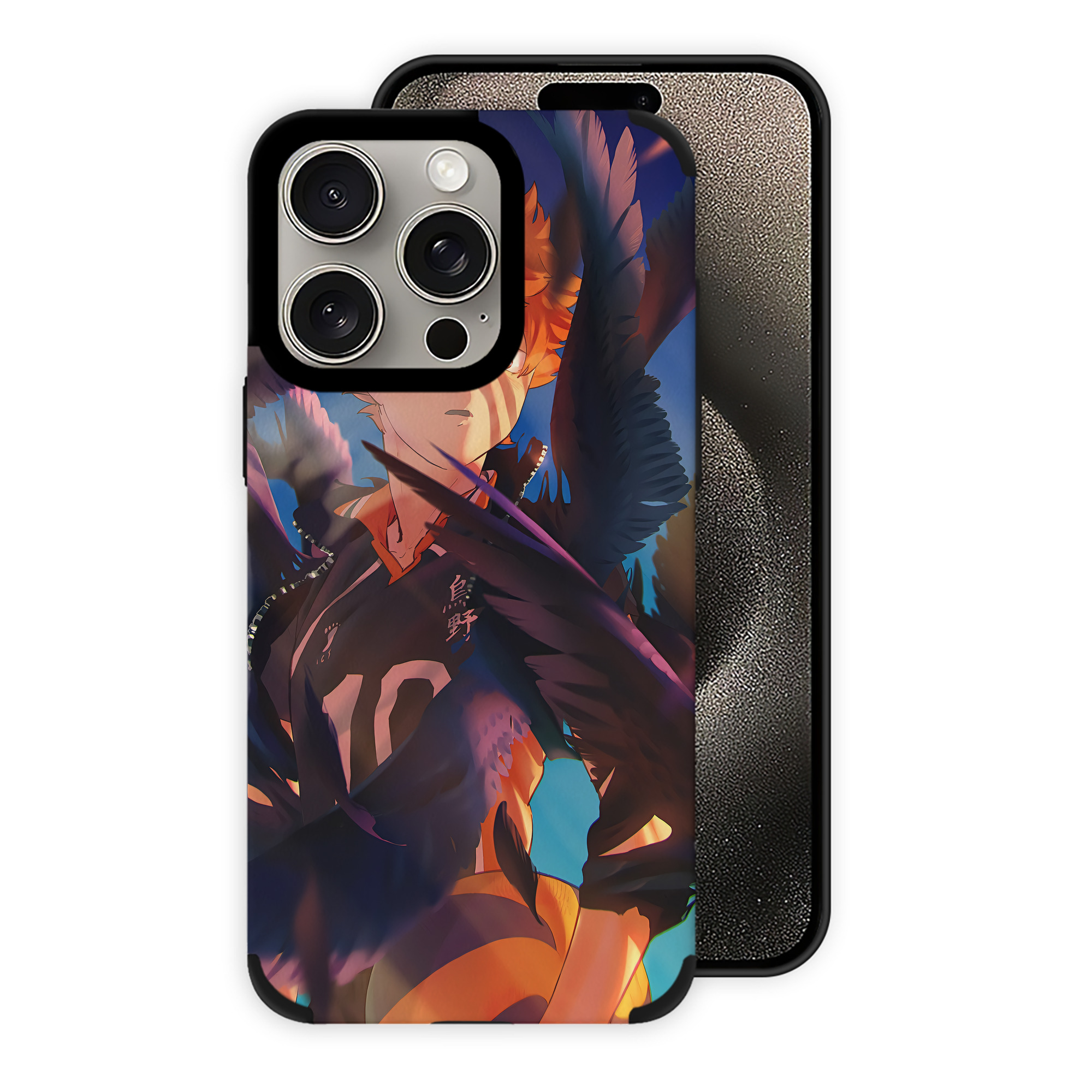 （画像用） ハイキュー!! Haikyu!! 【iPhone15ProMax対応】 PUレザー スマホケース 耐衝撃＆黄変防止