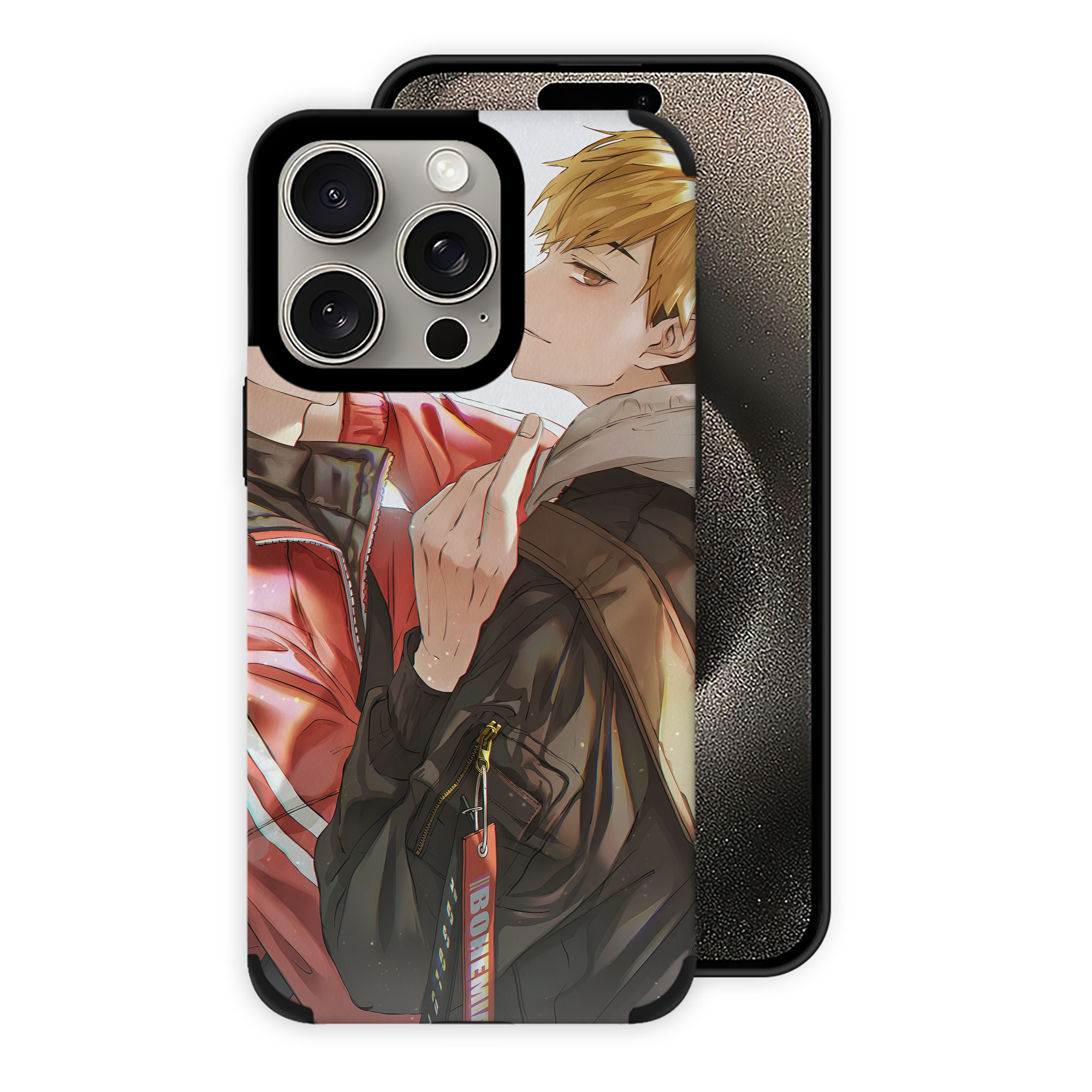 （画像用） ハイキュー!! Haikyu!! 【iPhone15ProMax対応】 PUレザー スマホケース 耐衝撃＆黄変防止