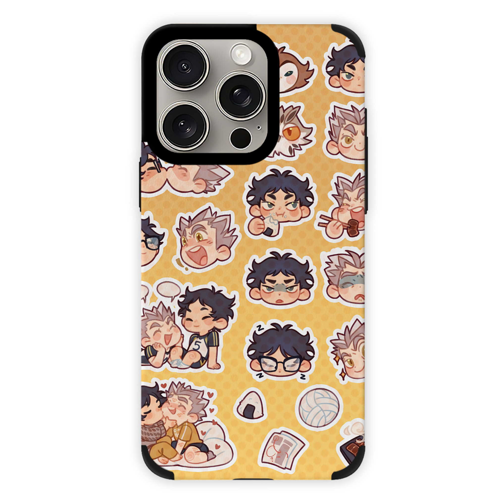 （画像用） ハイキュー!! Haikyu!! 【iPhone15ProMax対応】 PUレザー スマホケース 耐衝撃＆黄変防止