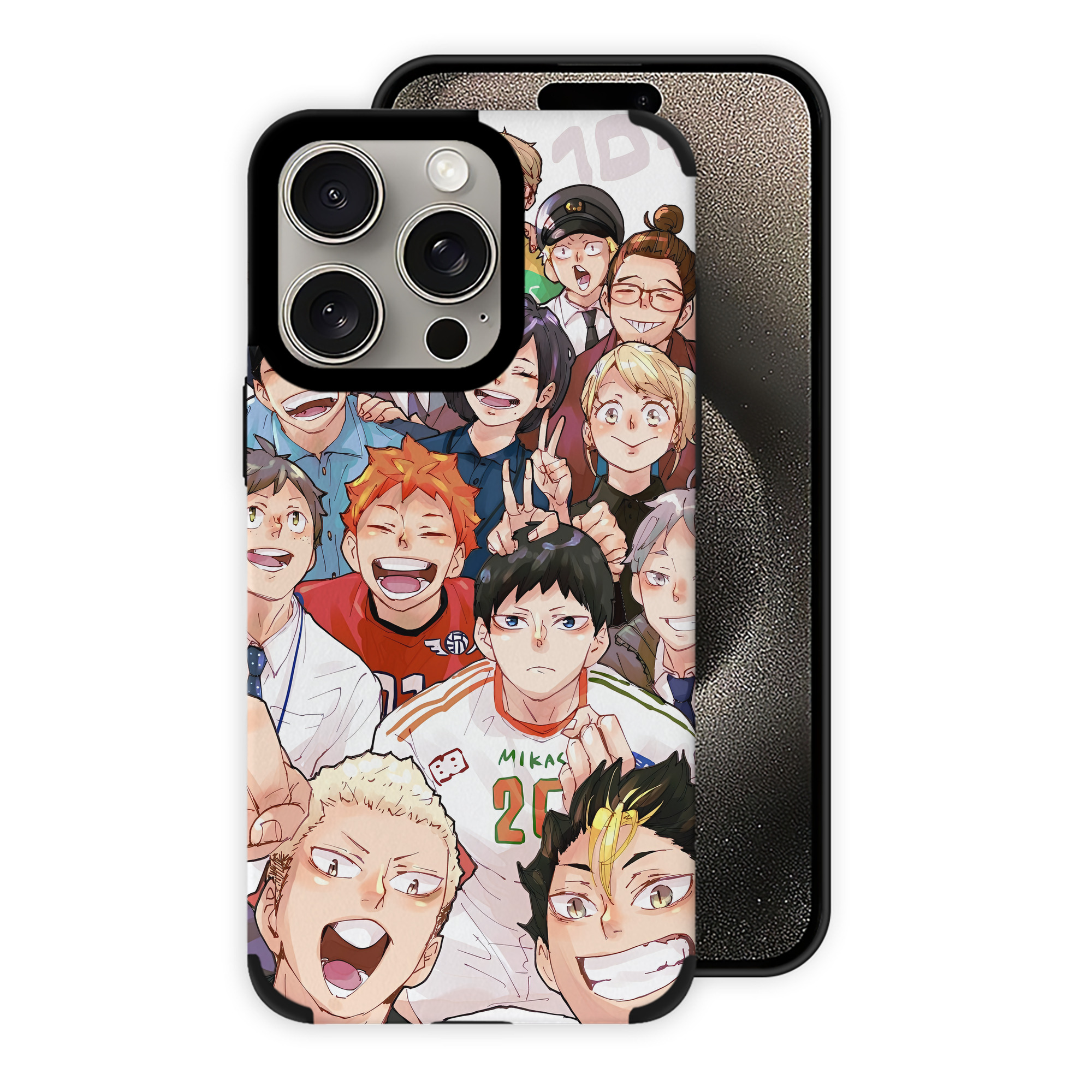 （画像用） ハイキュー!! Haikyu!! 【iPhone15ProMax対応】 PUレザー スマホケース 耐衝撃＆黄変防止