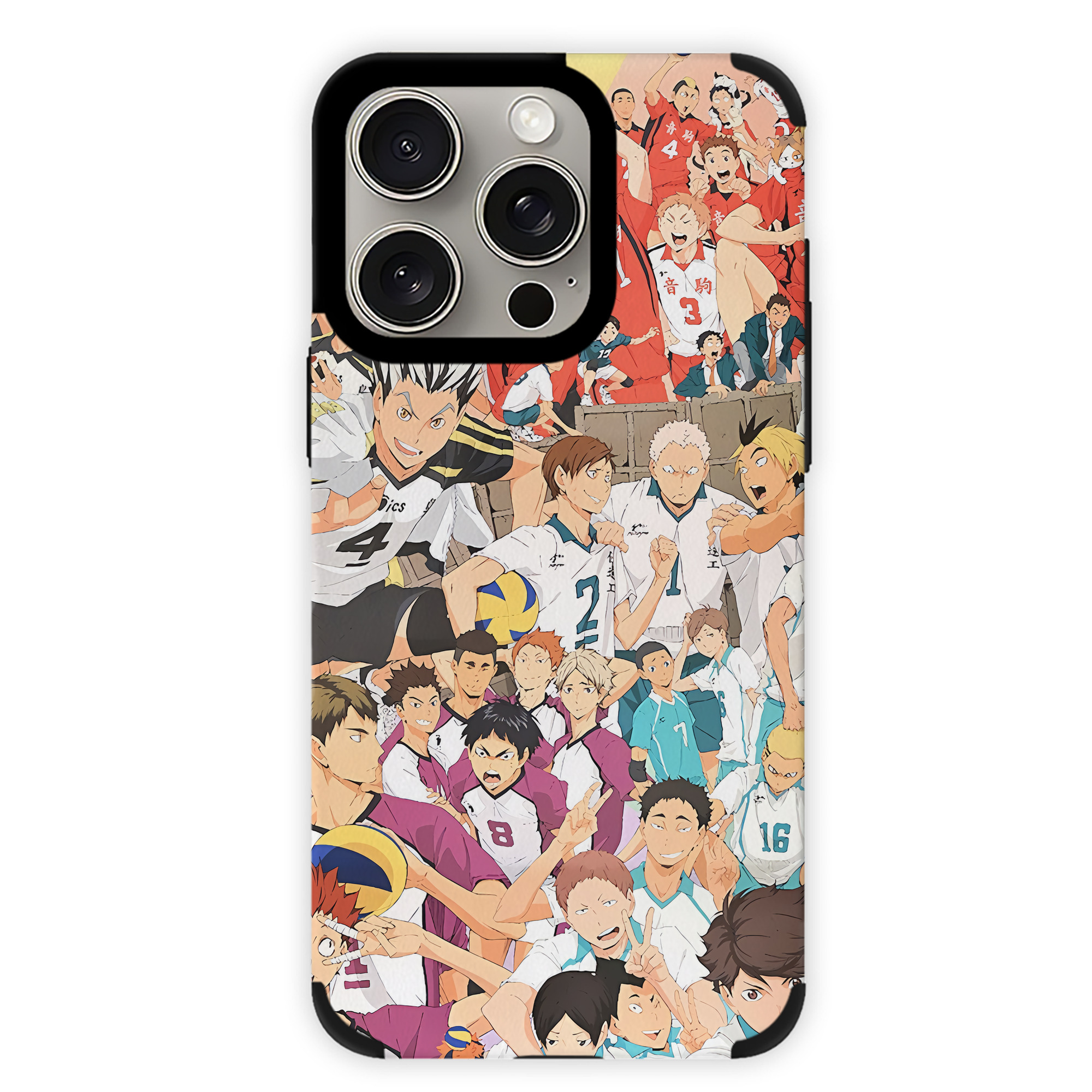 （画像用） ハイキュー!! Haikyu!! 【iPhone15ProMax対応】 PUレザー スマホケース 耐衝撃＆黄変防止