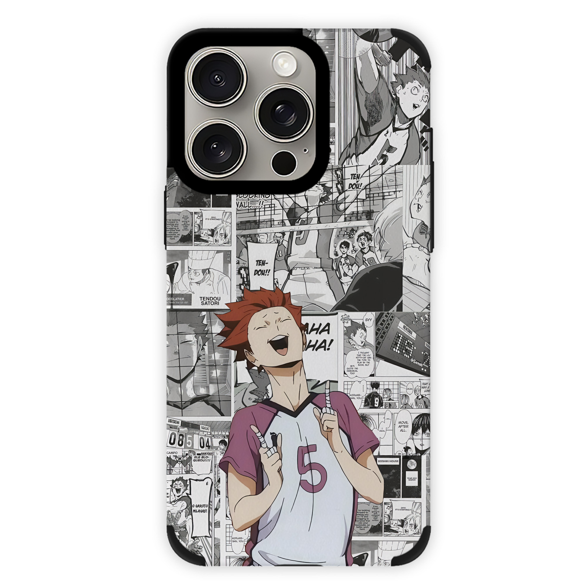 （画像用） ハイキュー!! Haikyu!! 【iPhone15ProMax対応】 PUレザー スマホケース 耐衝撃＆黄変防止