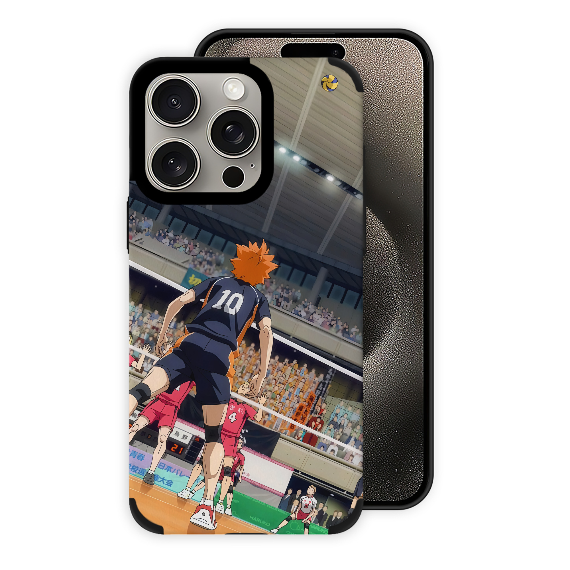 （画像用） ハイキュー!! Haikyu!! 【iPhone15ProMax対応】 PUレザー スマホケース 耐衝撃＆黄変防止