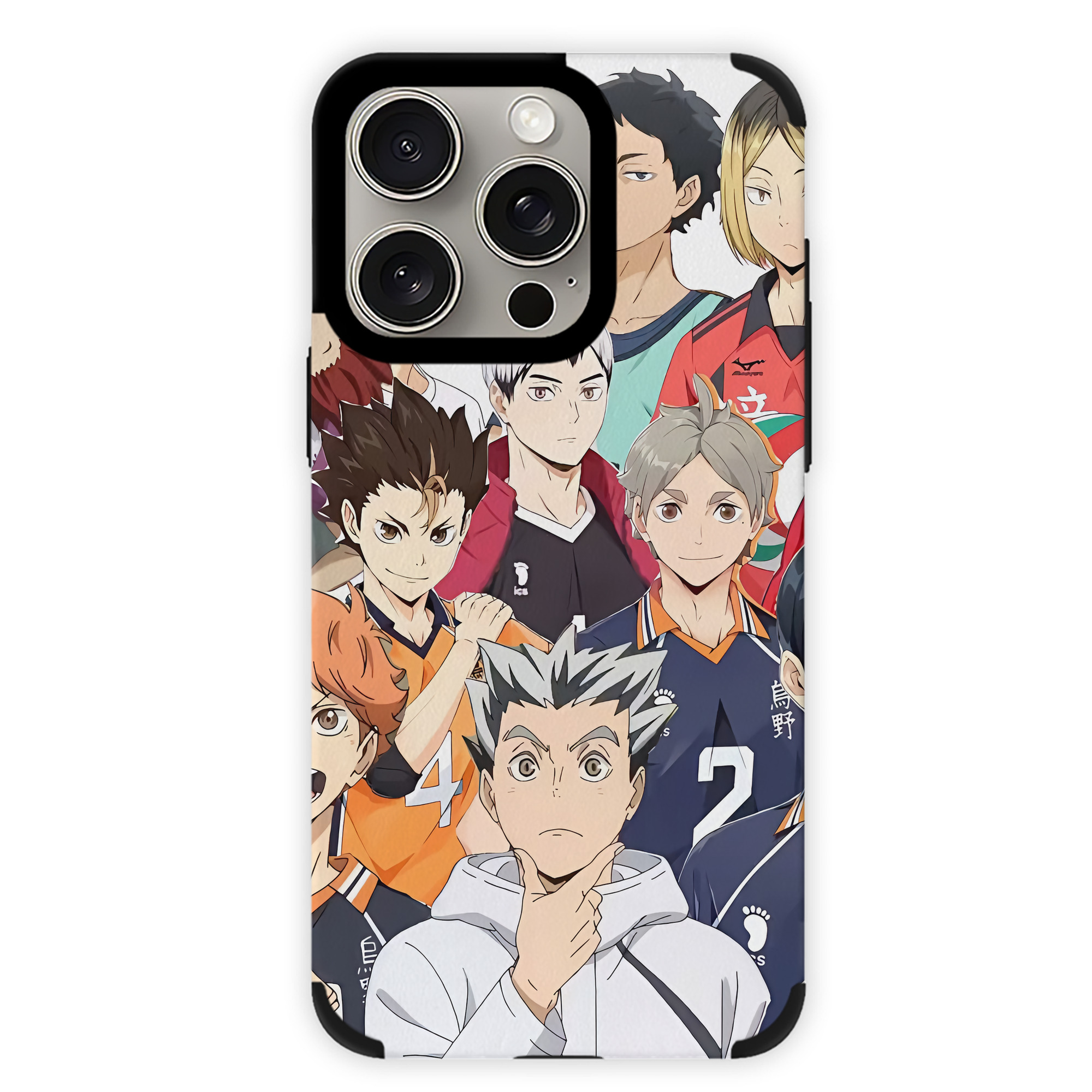 （画像用） ハイキュー!! Haikyu!! 【iPhone15ProMax対応】 PUレザー スマホケース 耐衝撃＆黄変防止
