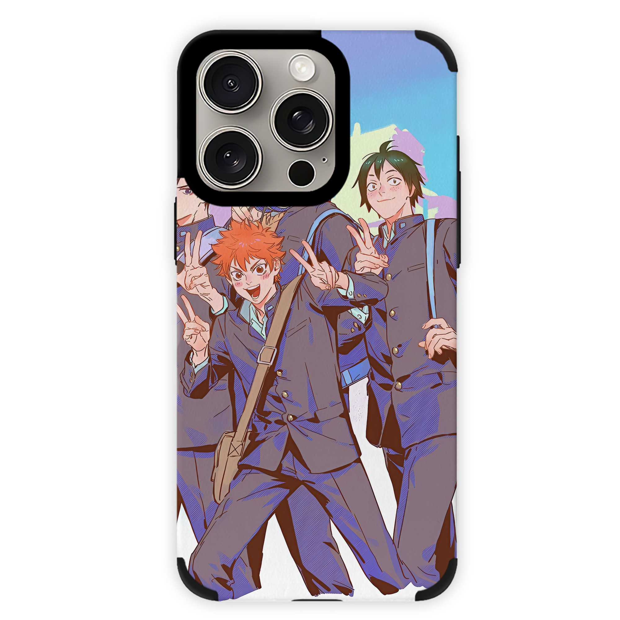 （画像用） ハイキュー!! Haikyu!! 【iPhone15ProMax対応】 PUレザー スマホケース 耐衝撃＆黄変防止