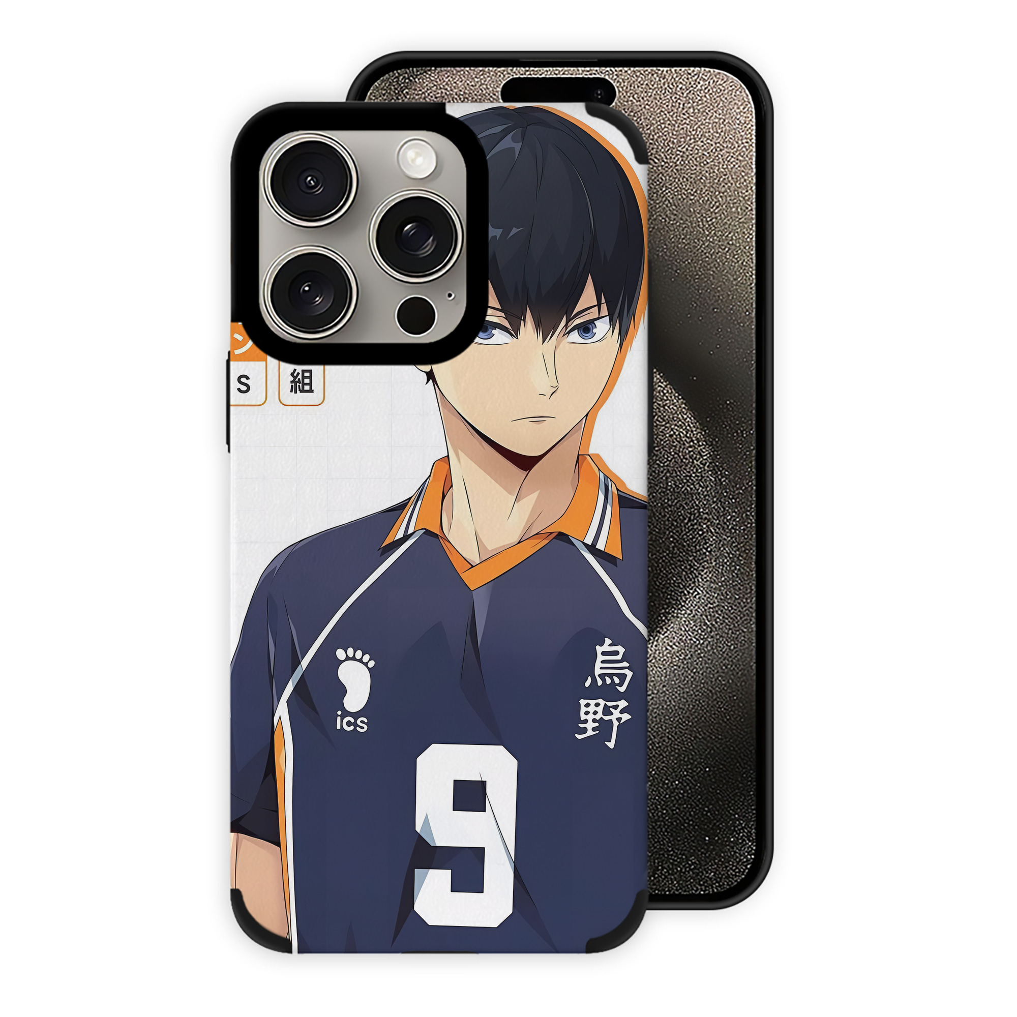 （画像用） ハイキュー!! Haikyu!! 【iPhone15ProMax対応】 PUレザー スマホケース 耐衝撃＆黄変防止