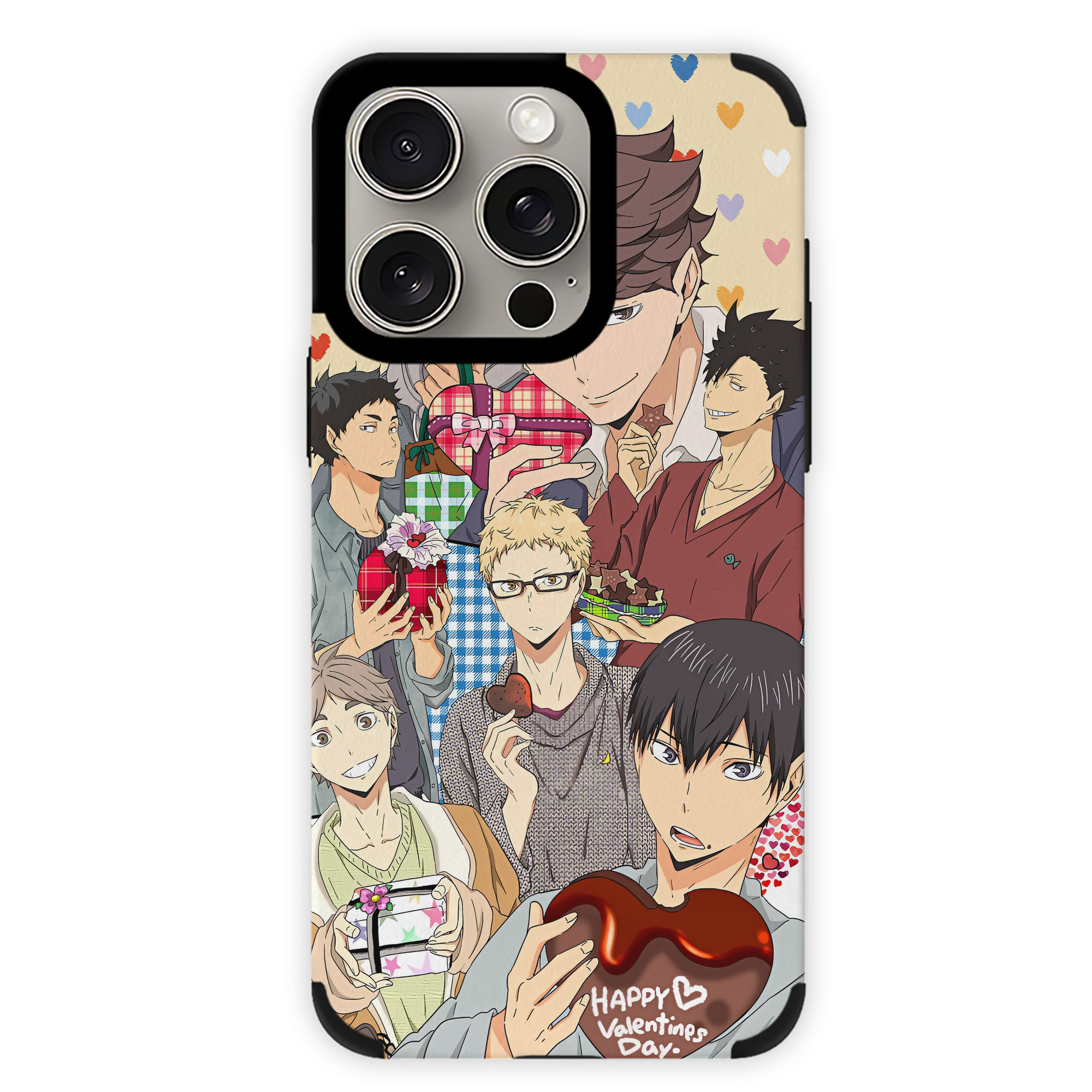 （画像用） ハイキュー!! Haikyu!! 【iPhone15ProMax対応】 PUレザー スマホケース 耐衝撃＆黄変防止