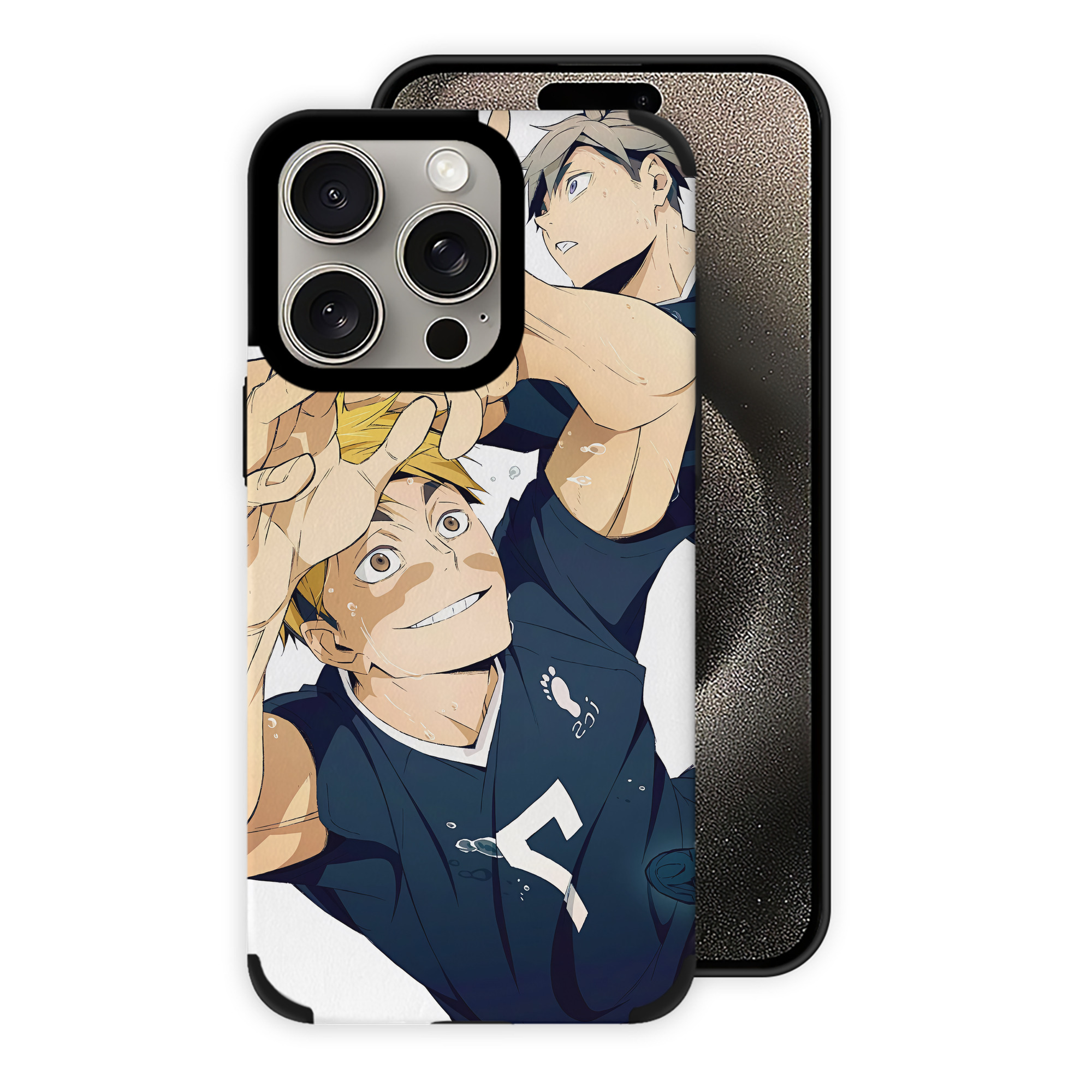 （画像用） ハイキュー!! Haikyu!! 【iPhone15ProMax対応】 PUレザー スマホケース 耐衝撃＆黄変防止