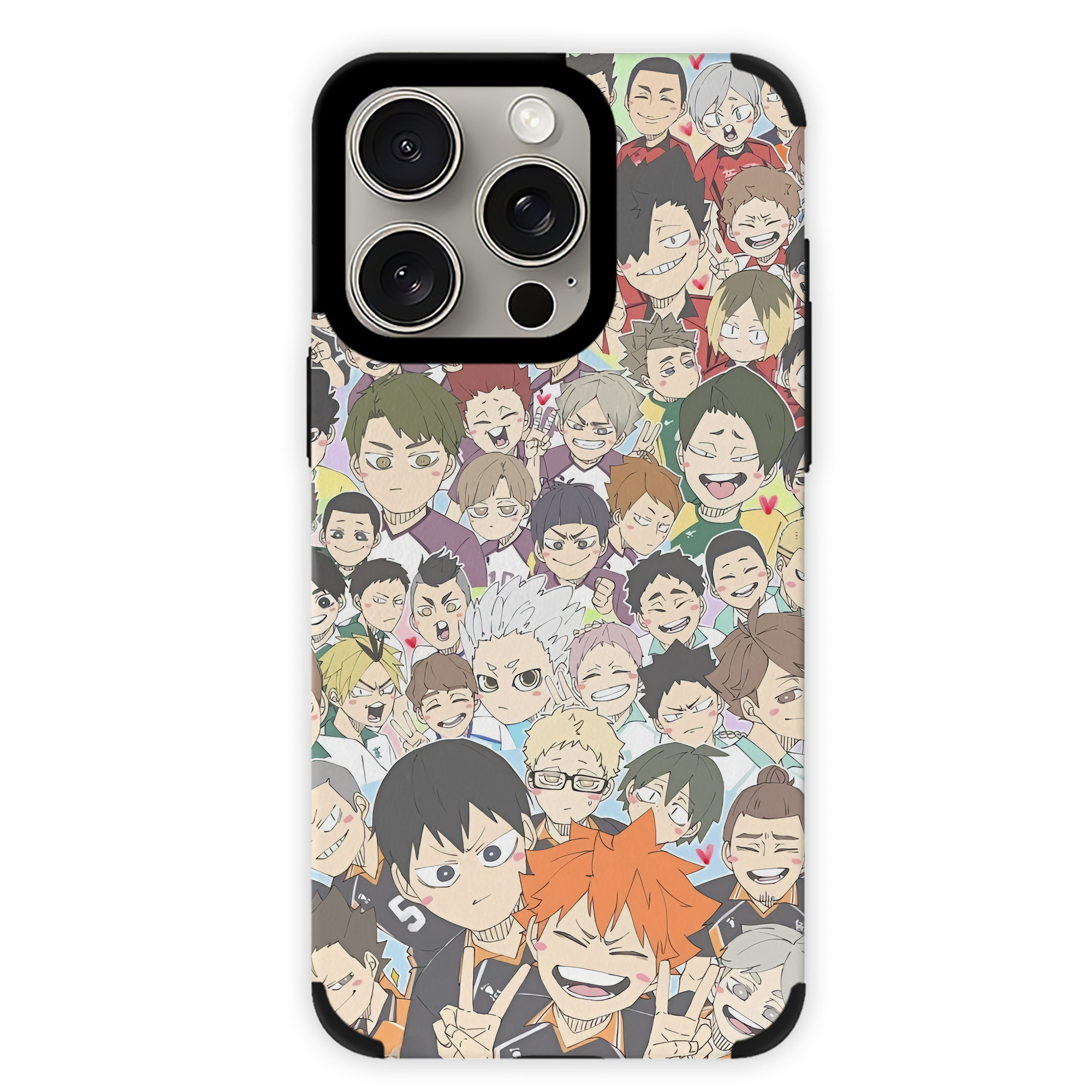 （画像用） ハイキュー!! Haikyu!! 【iPhone15ProMax対応】 PUレザー スマホケース 耐衝撃＆黄変防止
