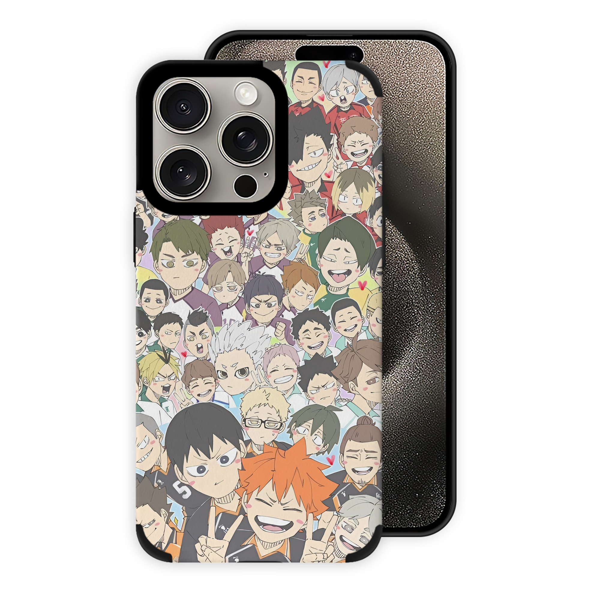（画像用） ハイキュー!! Haikyu!! 【iPhone15ProMax対応】 PUレザー スマホケース 耐衝撃＆黄変防止