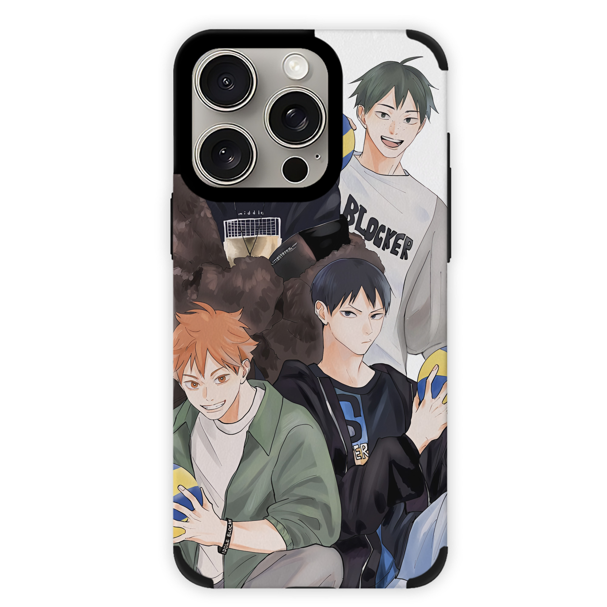 （画像用） ハイキュー!! Haikyu!! 【iPhone15ProMax対応】 PUレザー スマホケース 耐衝撃＆黄変防止