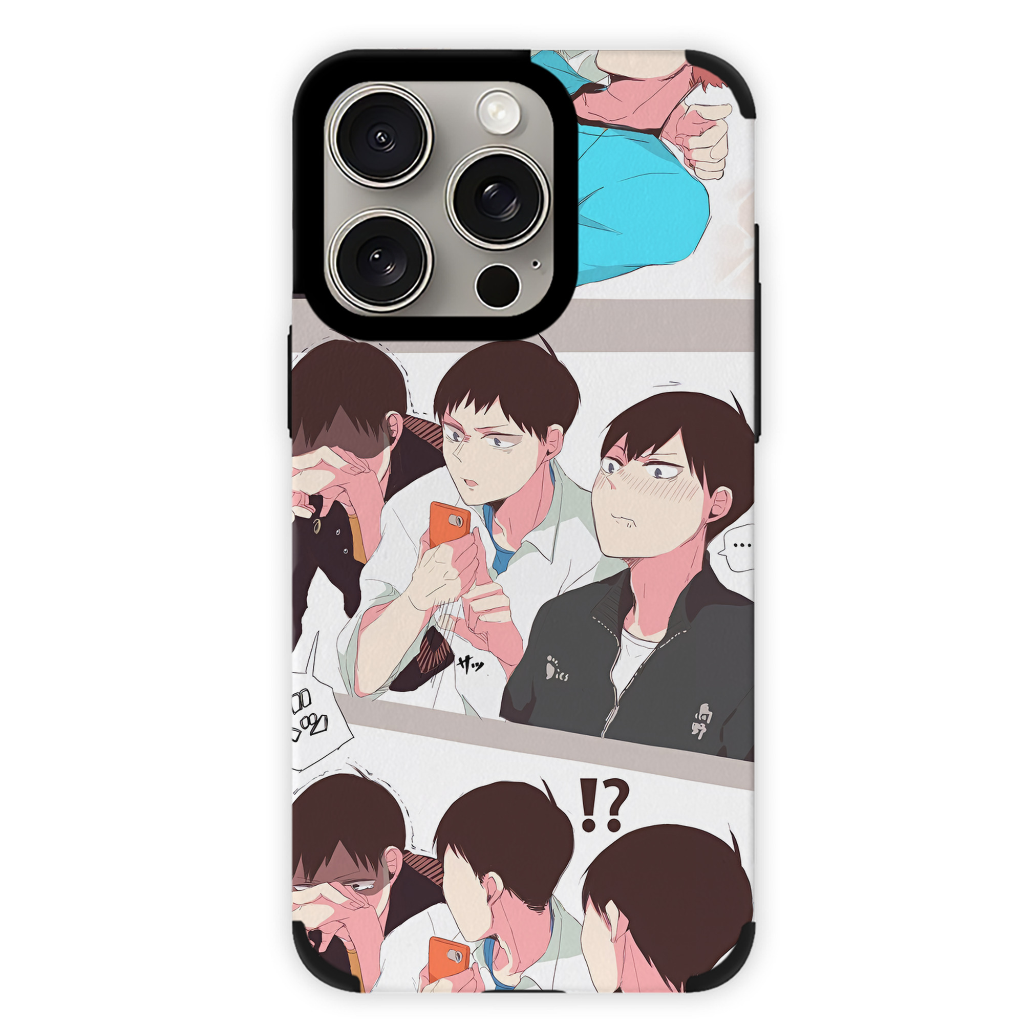 （画像用） ハイキュー!! Haikyu!! 【iPhone15ProMax対応】 PUレザー スマホケース 耐衝撃＆黄変防止