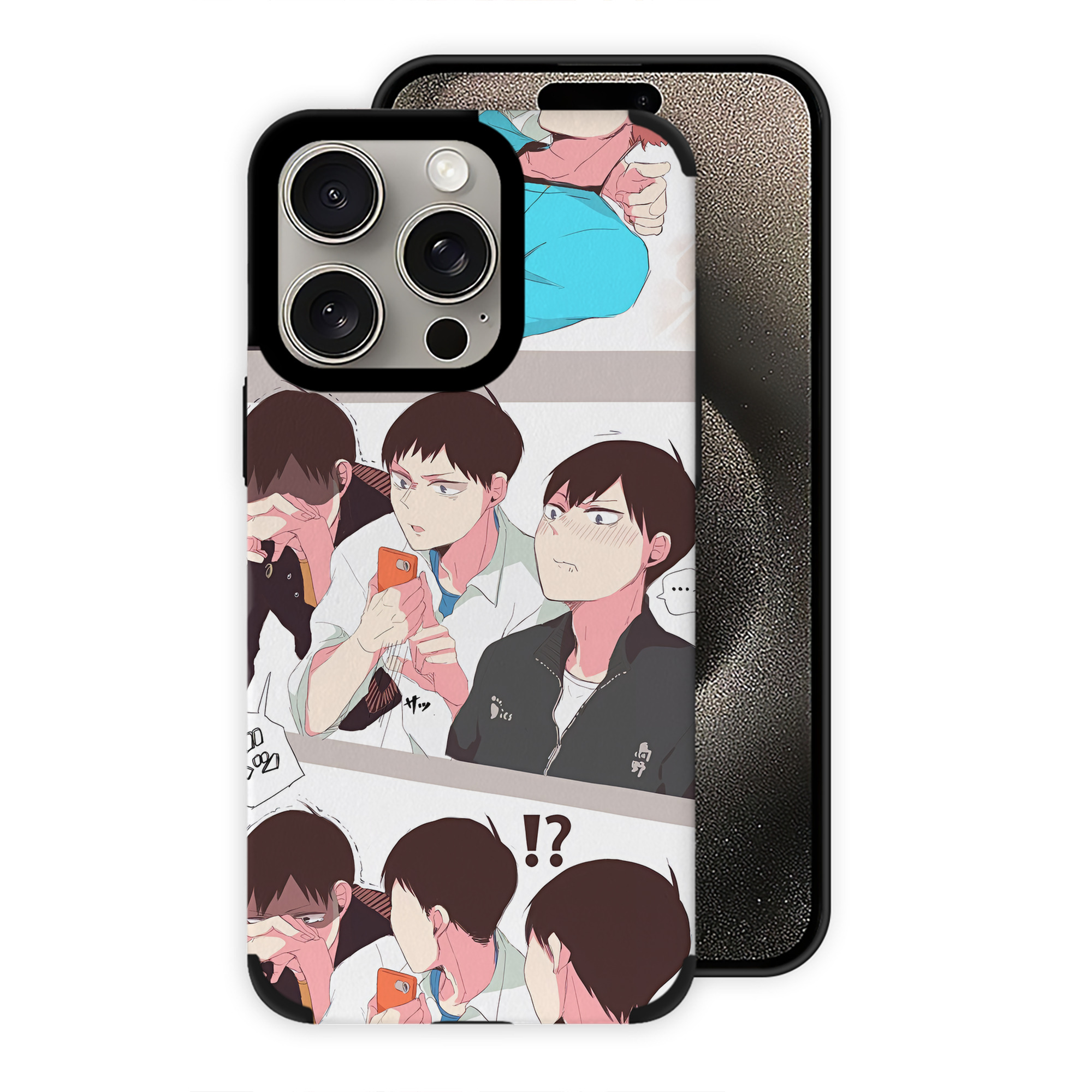 （画像用） ハイキュー!! Haikyu!! 【iPhone15ProMax対応】 PUレザー スマホケース 耐衝撃＆黄変防止