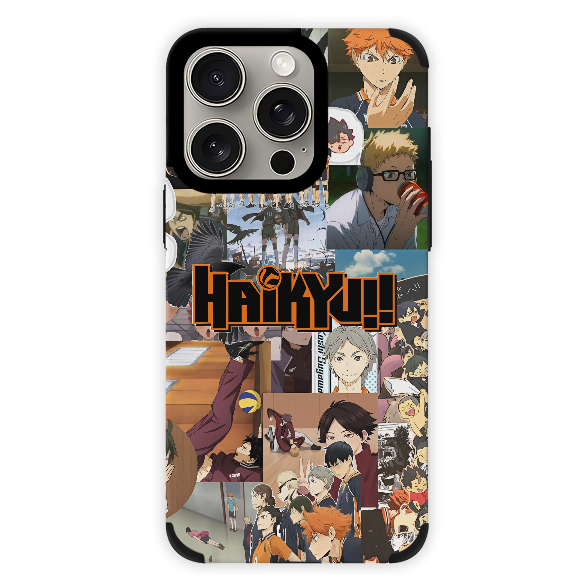 （画像用） ハイキュー!! Haikyu!! 【iPhone15ProMax対応】 PUレザー スマホケース 耐衝撃＆黄変防止