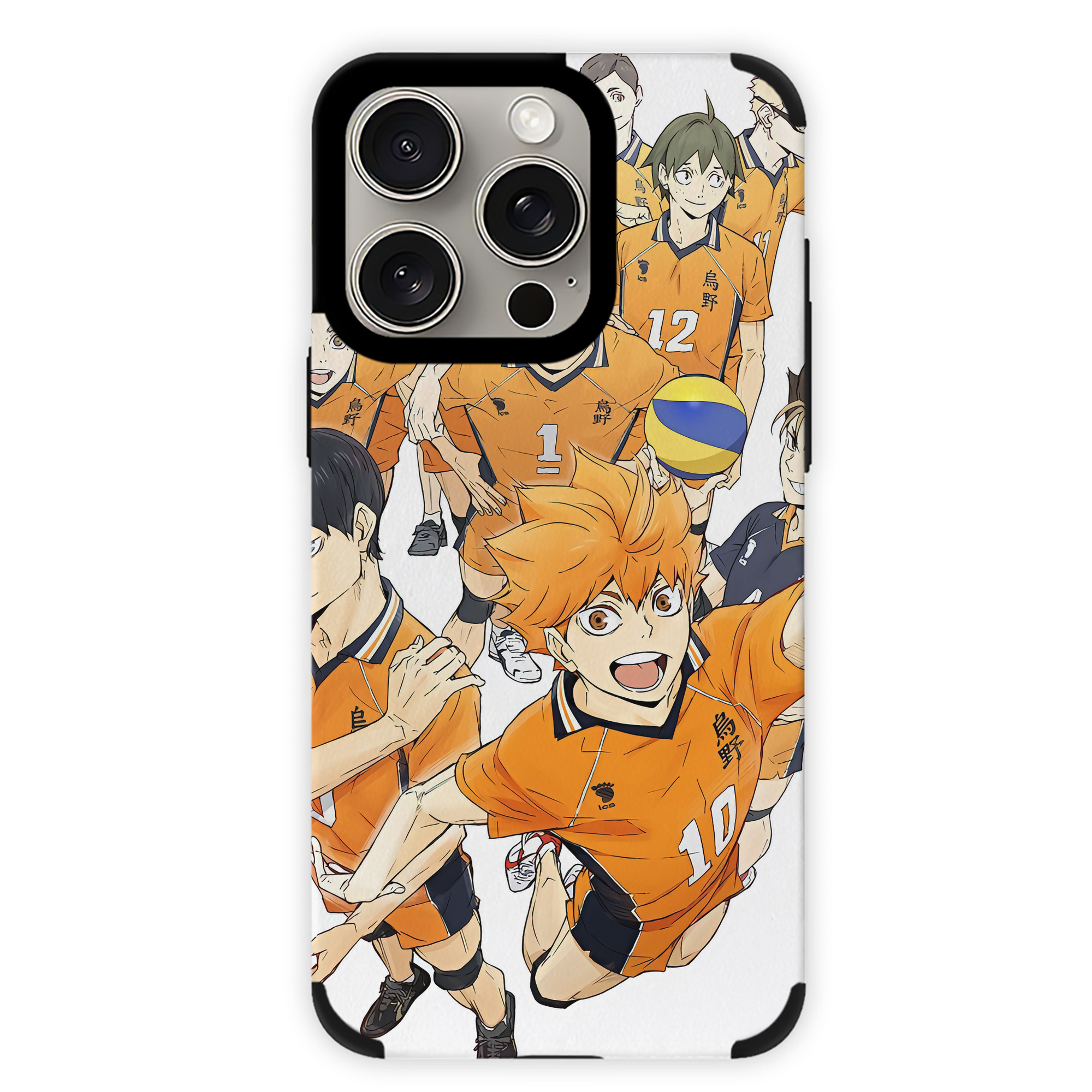 （画像用） ハイキュー!! Haikyu!! 【iPhone15ProMax対応】 PUレザー スマホケース 耐衝撃＆黄変防止