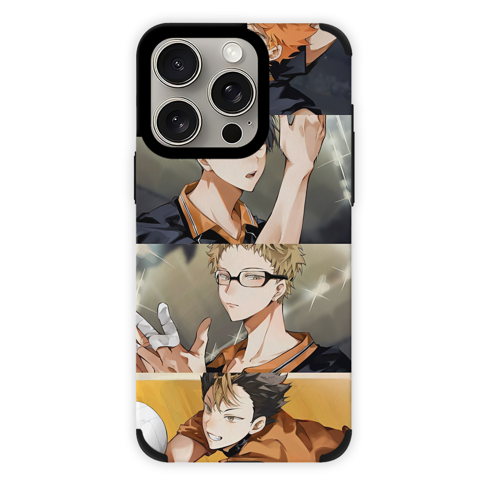 （画像用） ハイキュー!! Haikyu!! 【iPhone15ProMax対応】 PUレザー スマホケース 耐衝撃＆黄変防止